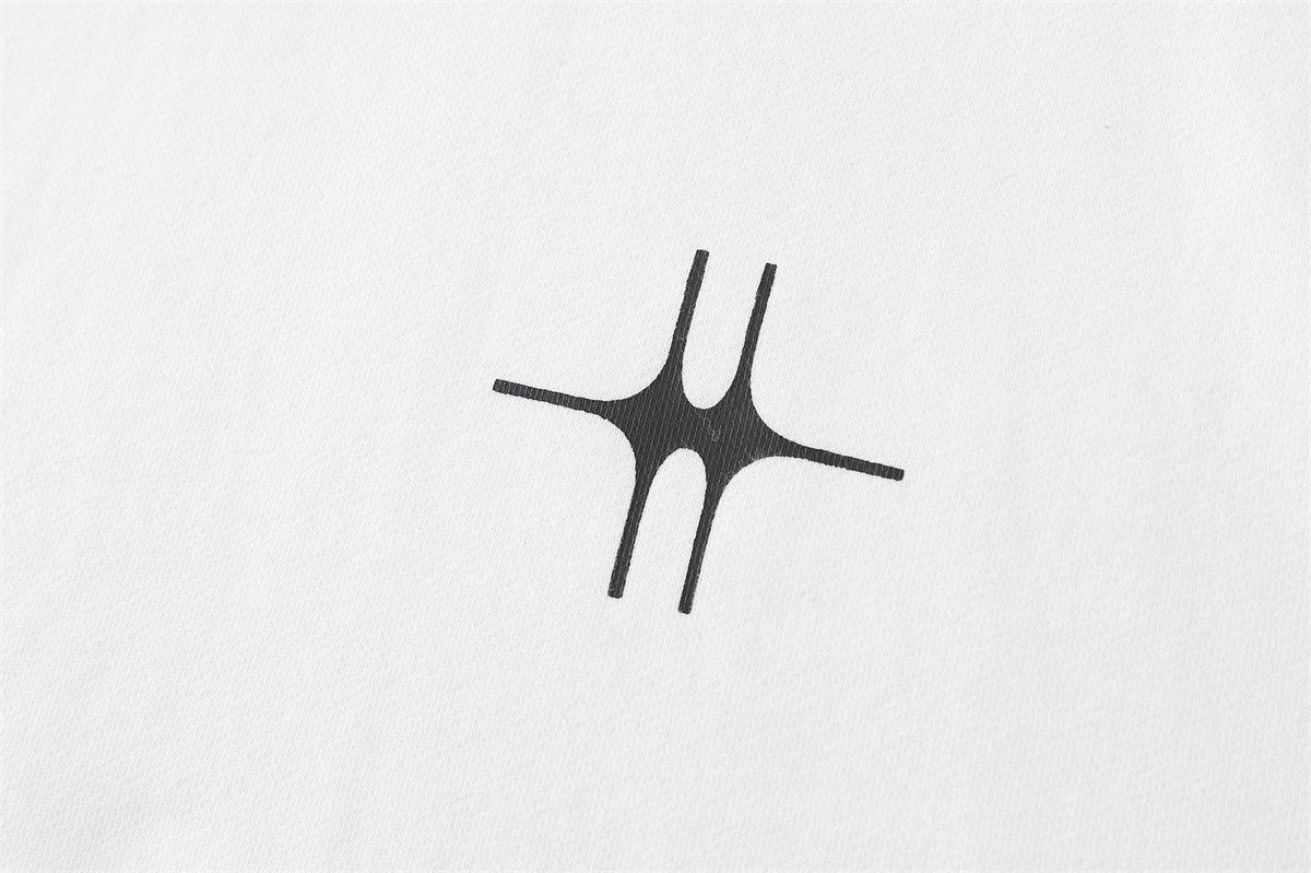 Unisex Streetwear Solid Crewneck Sweatshirt with Letter Print & Zipper Detail