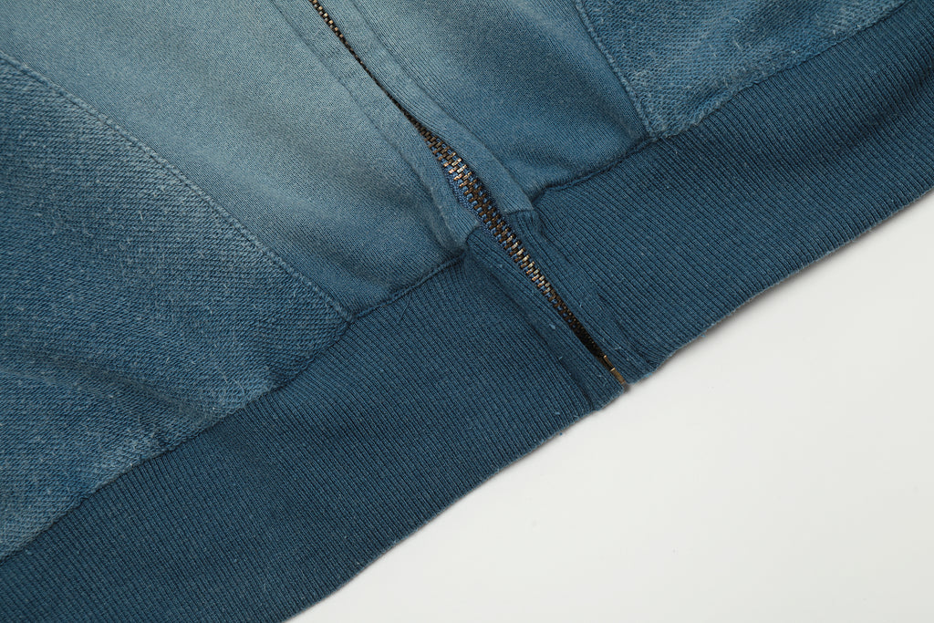 Unisex Solid Color Distressed Hoodie