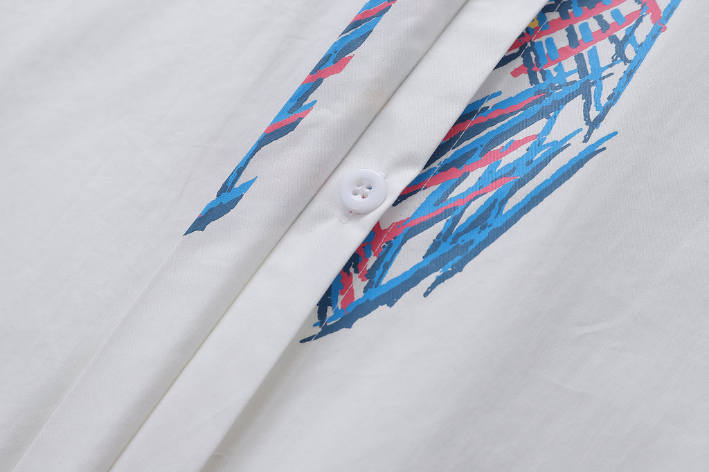 Unisex Floral Embroidered Tee