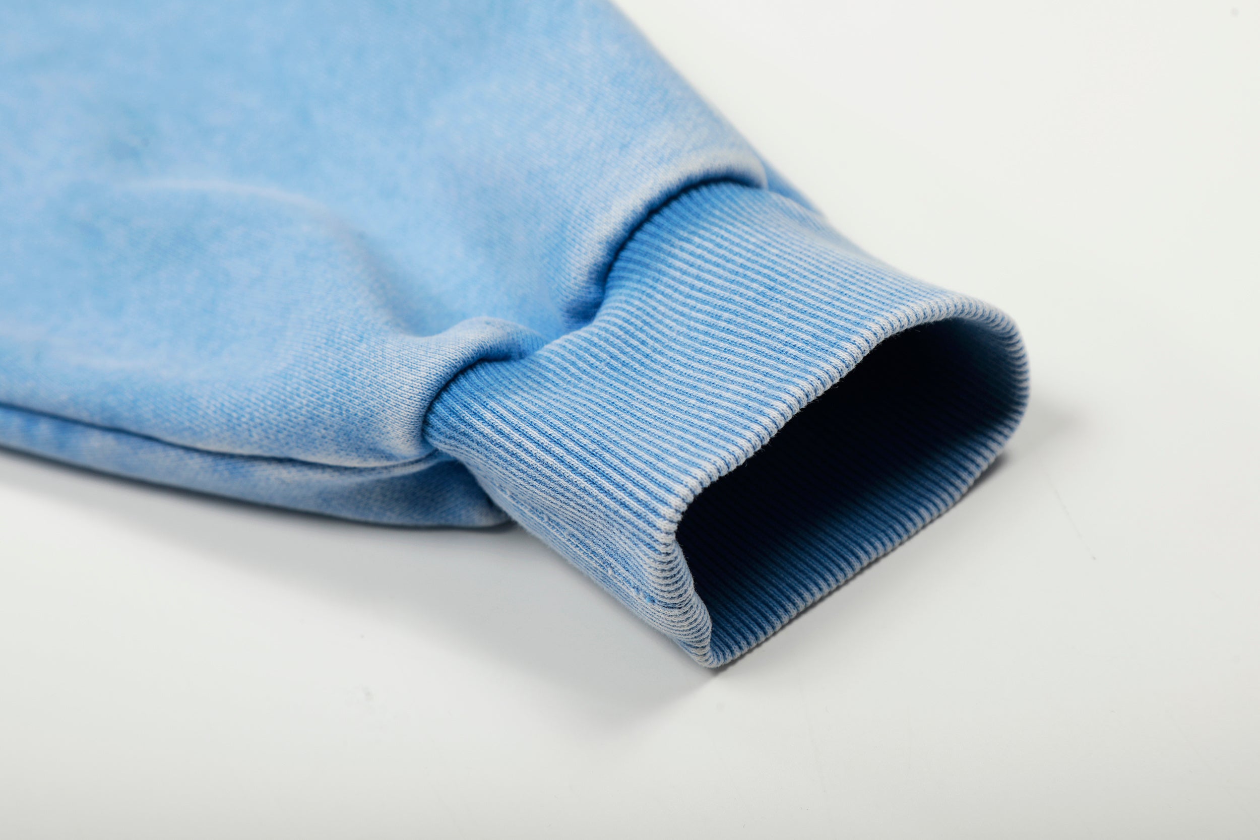 Unisex Lobster Clasp Washed Distressed Hoodie