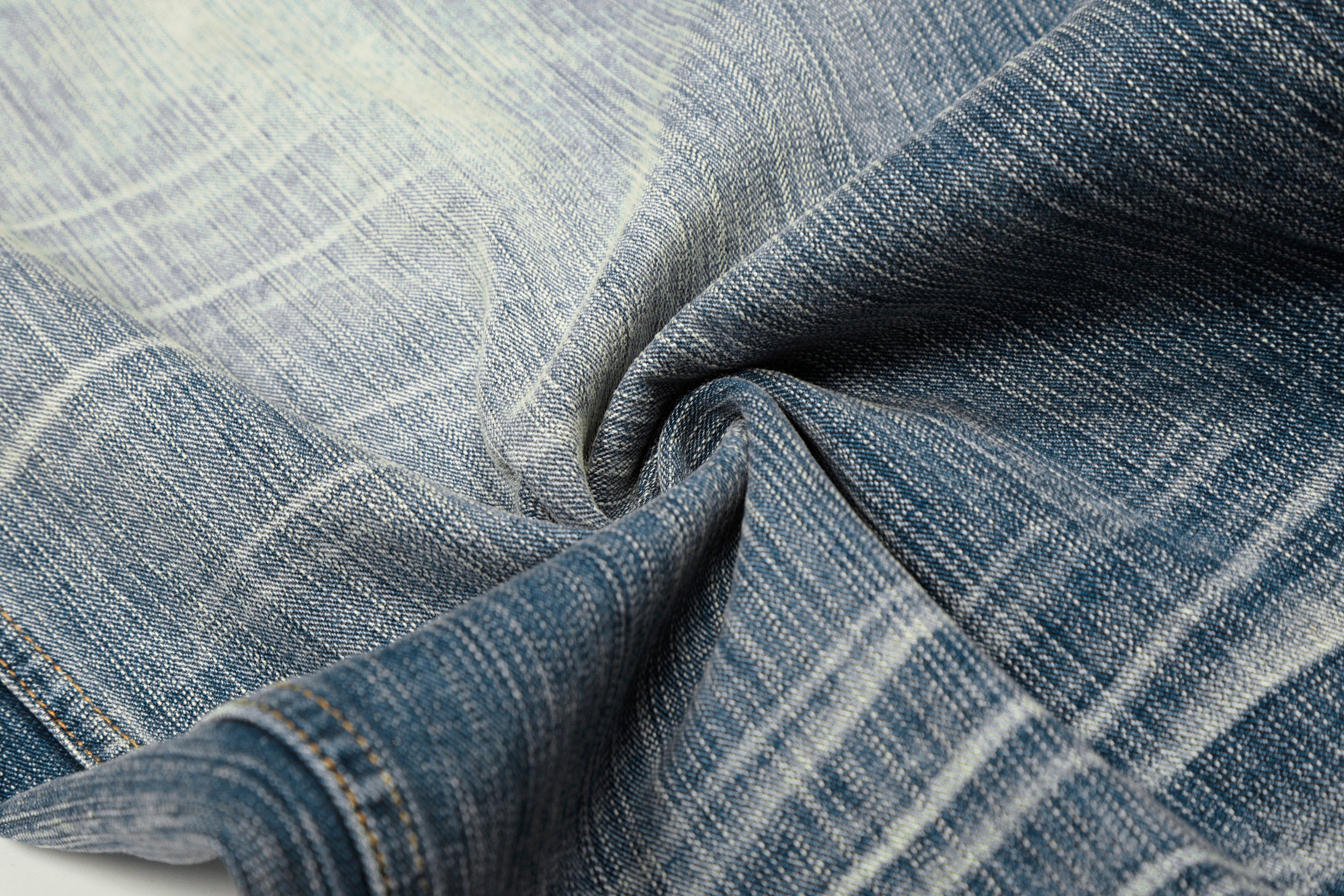 Unisex Vintage Washed Distressed Jeans