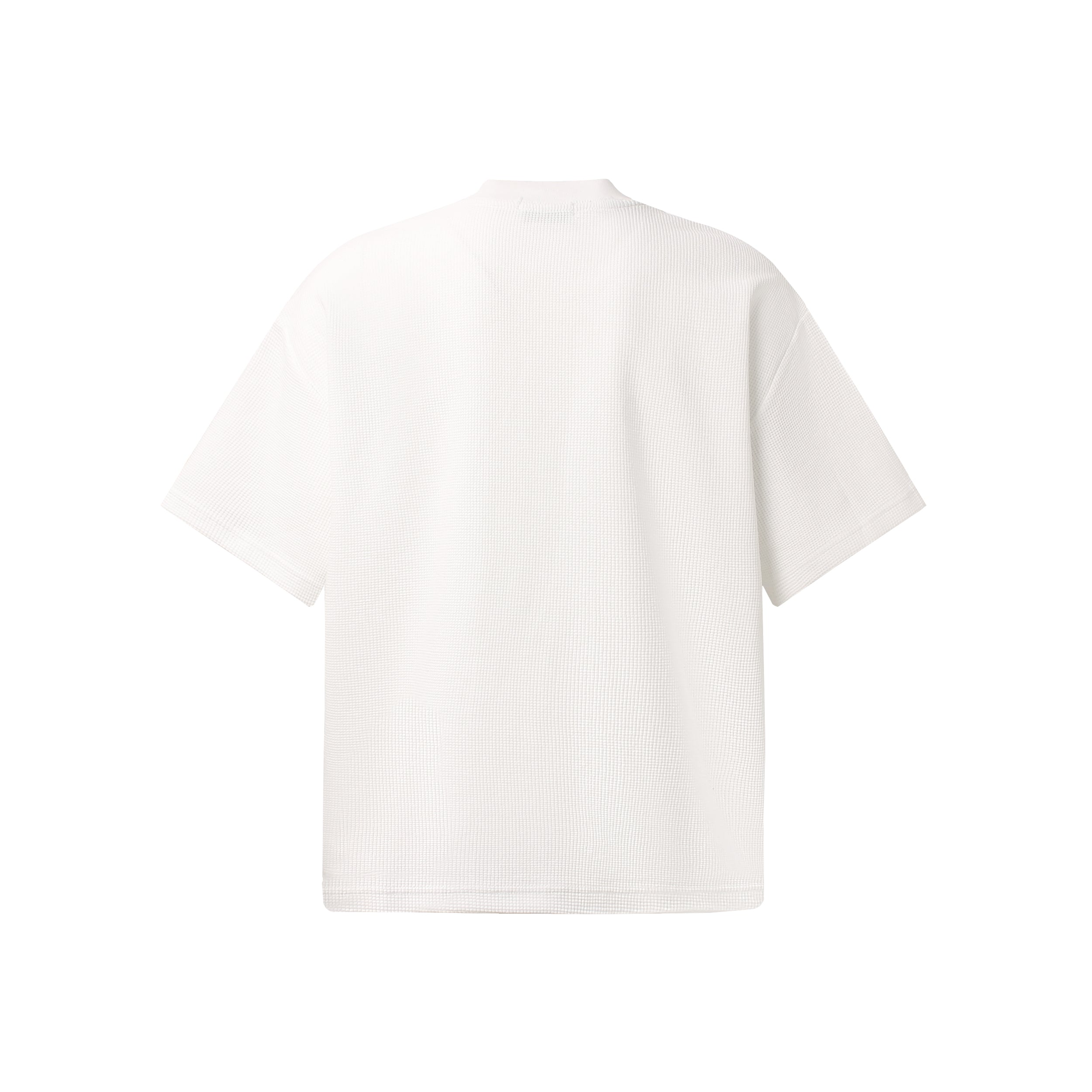 DONOTLOGO Urban Streetwear Collection | Unisex Relaxed Silhouette Tee | Bold Script Motif & Soft Waffle Knit Fabric