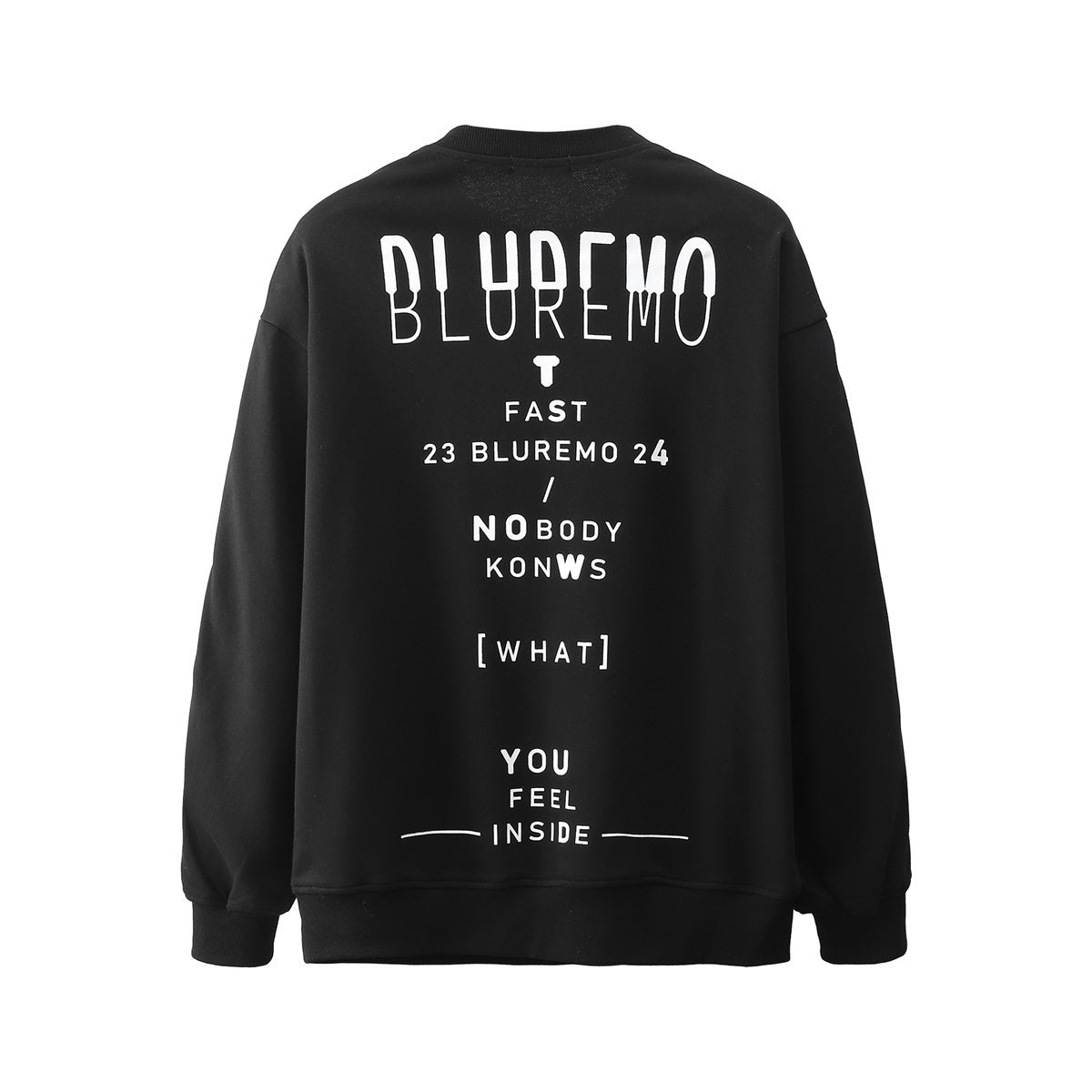 Unisex Streetwear Solid Crewneck Sweatshirt with Letter Print & Zipper Detail
