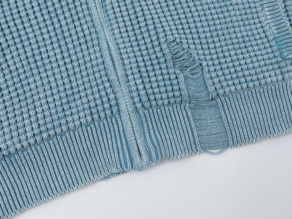 Unisex Distressed Ripped Sweater