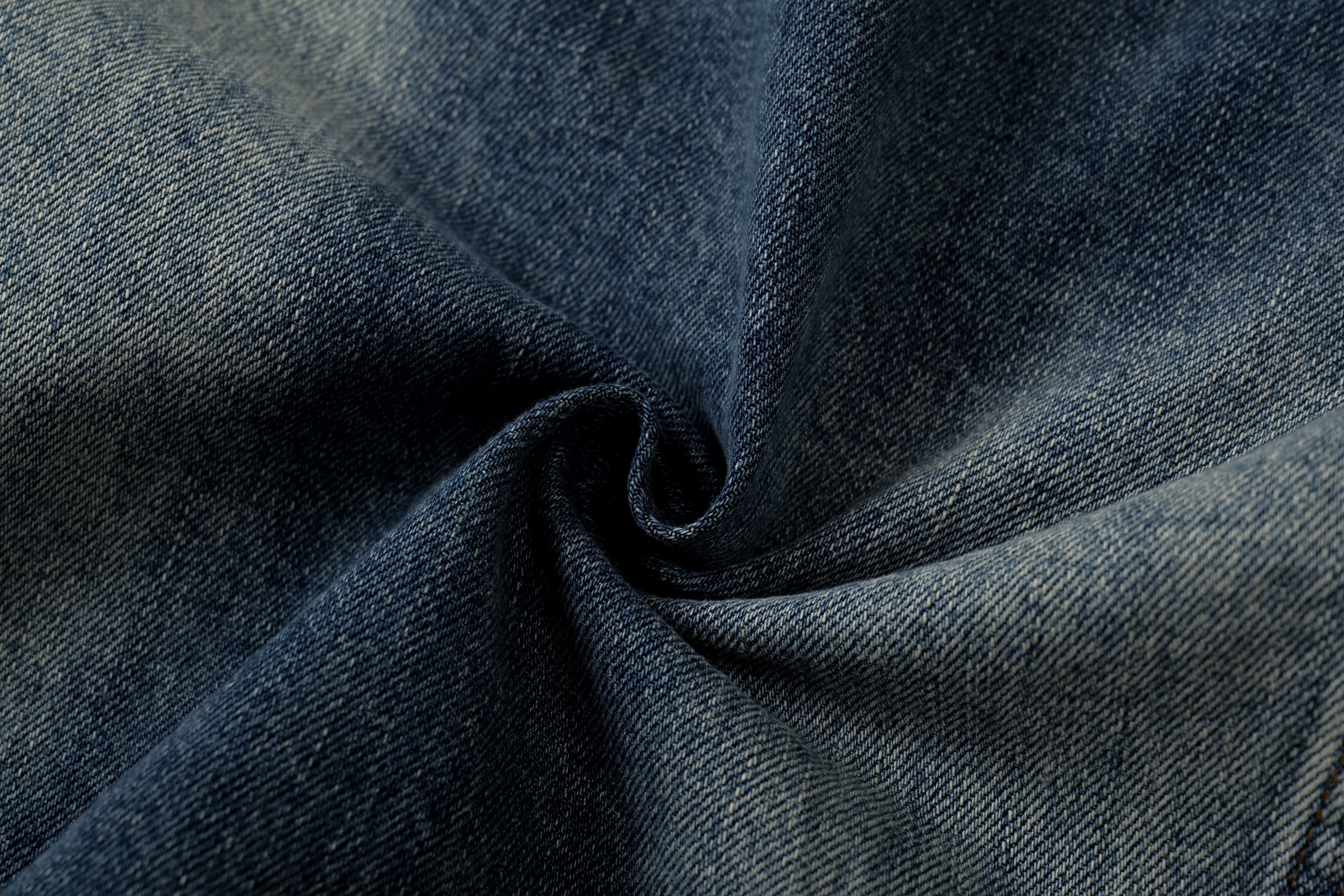 Unisex Washed Blue Corduroy Vintage Jacket