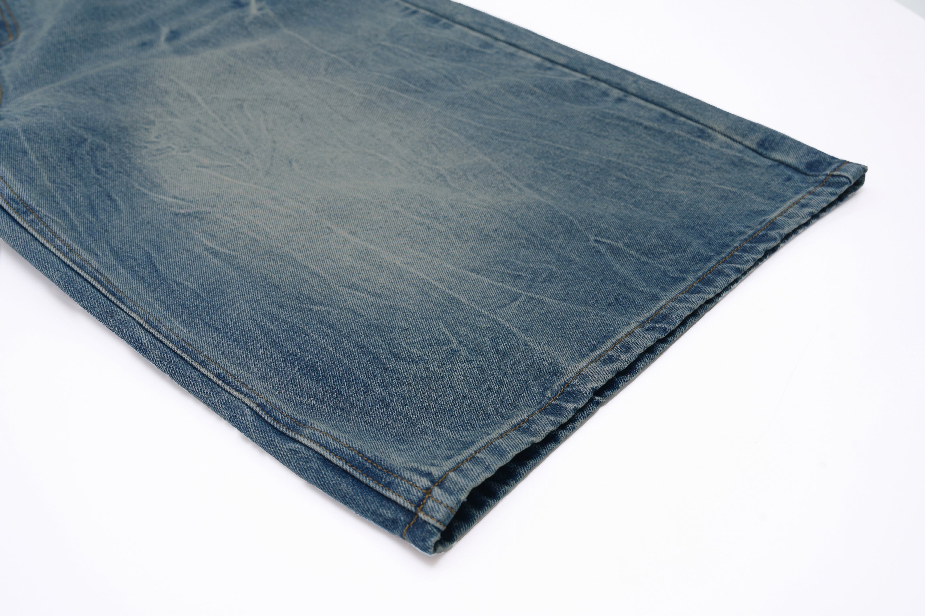 DONOTLOGO Urban Edge Collection | Unisex Relaxed Fit Denim Shorts | Bold Lightning Seaming & Faded Wash Finish with Classic Cotton Denim Fabric