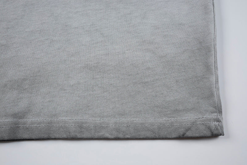 DONOTLOGO "Time Flies" Scenic Art Tee - Distressed Vintage Wash Heavyweight Cotton Oversized T-Shirt