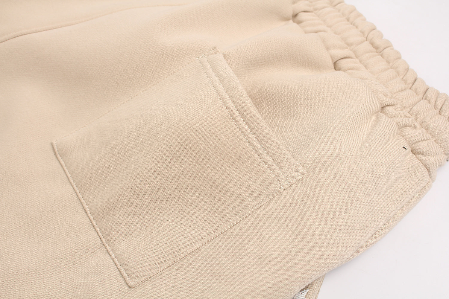 Unisex High-Waist Loose-Fit Fleece Sweatpants