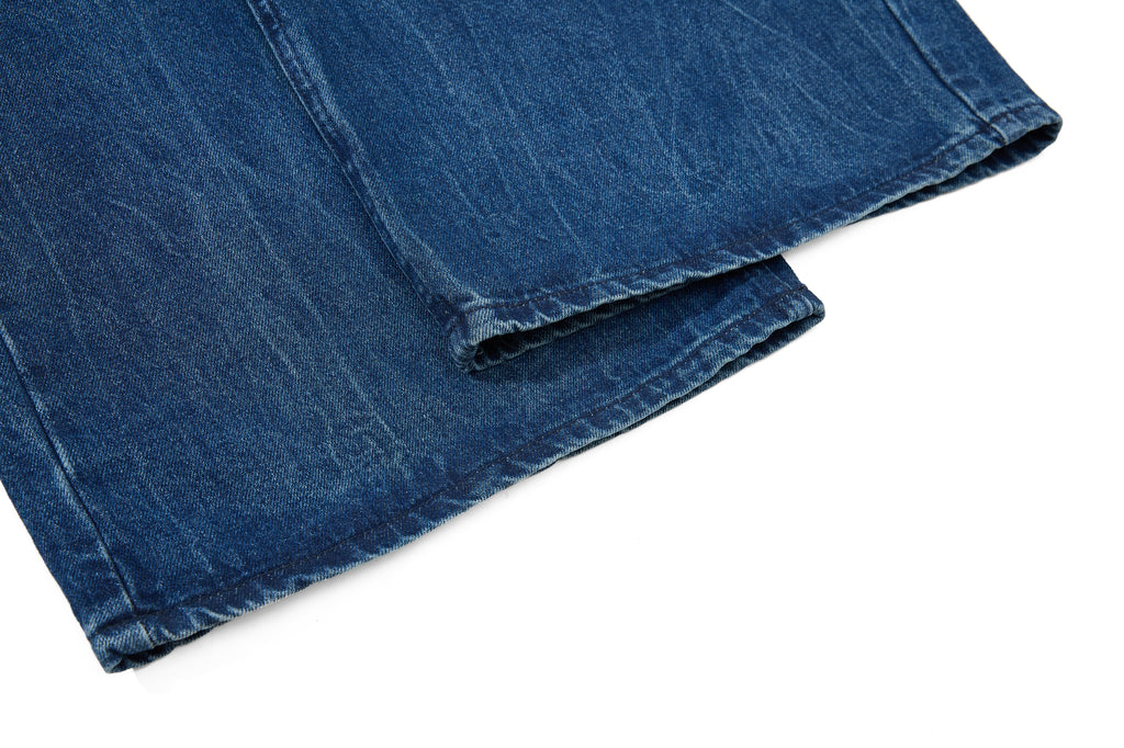 DONOTLOGO Heavy Distressed Wide-Leg Denim | Unisex Y2K Ripped Baggy Jeans | Vintage Blue High Street Oversized Trousers