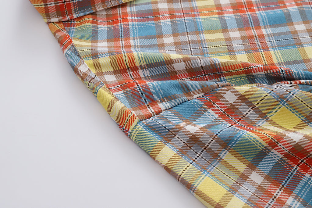 Unisex Checked & Striped Tee