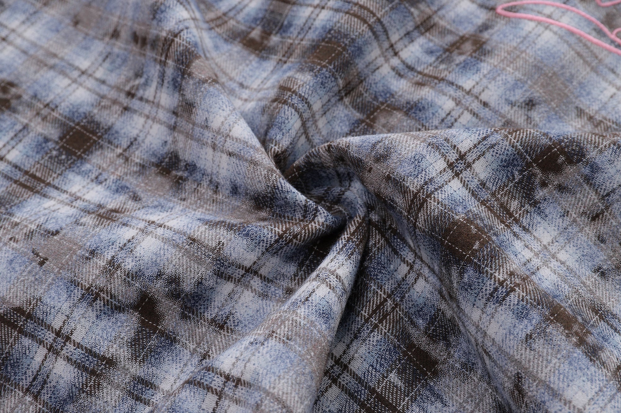 Unisex Color-Contrast Embroidery Tee