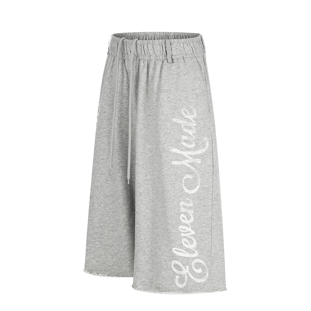 DONOTLOGO Urban Streetwear Collection | Unisex Relaxed Fit Sweatpants | Bold Script Motif & High-Waist Silhouette with Breathable Cotton Blend