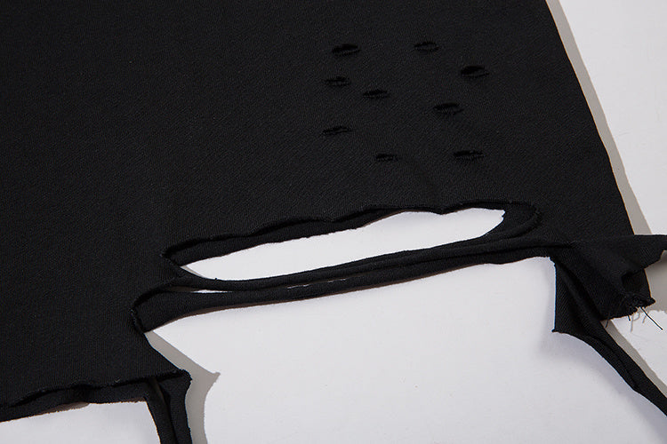DONOTLOGO Heavy Gradient Washed Sleeveless Tank | Unisex Y2K Oversized Distressed Vest | Vintage High Street Raw Edge Top