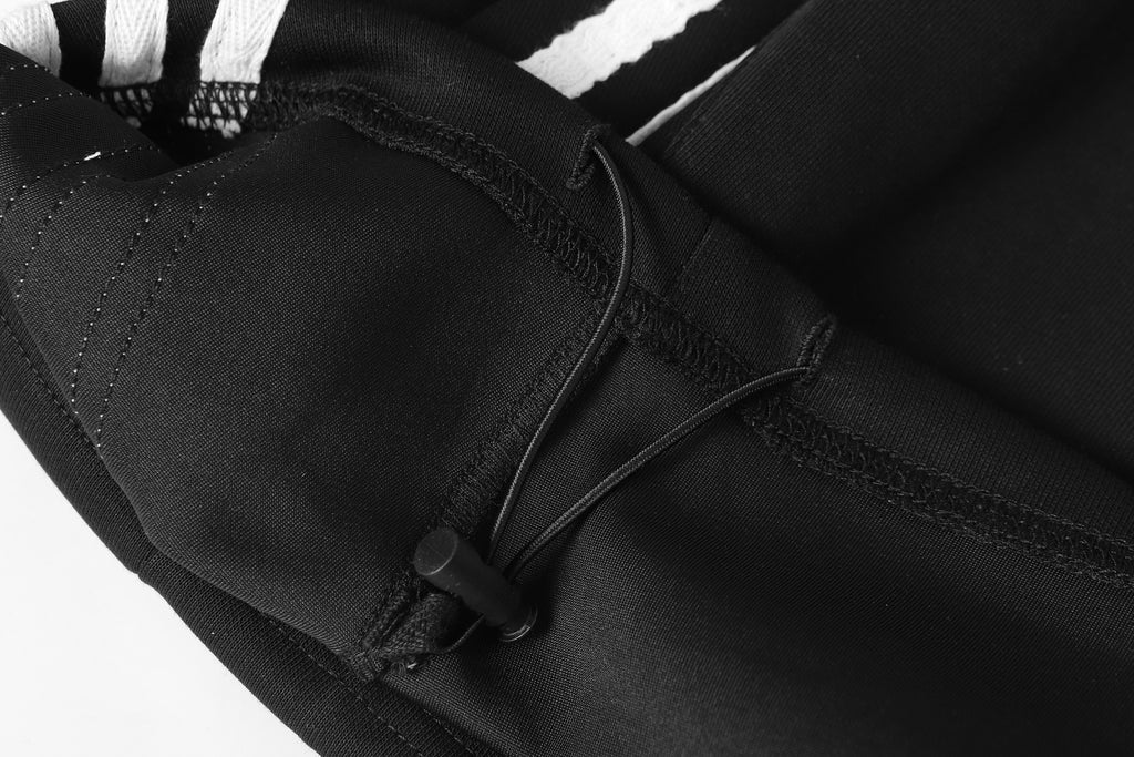 DONOTLOGO Urban Streetwear Collection | Unisex Relaxed Fit Trousers | Bold Diagonal Stripe Motif & Curved Silhouette with Soft Cotton Blend Fabric