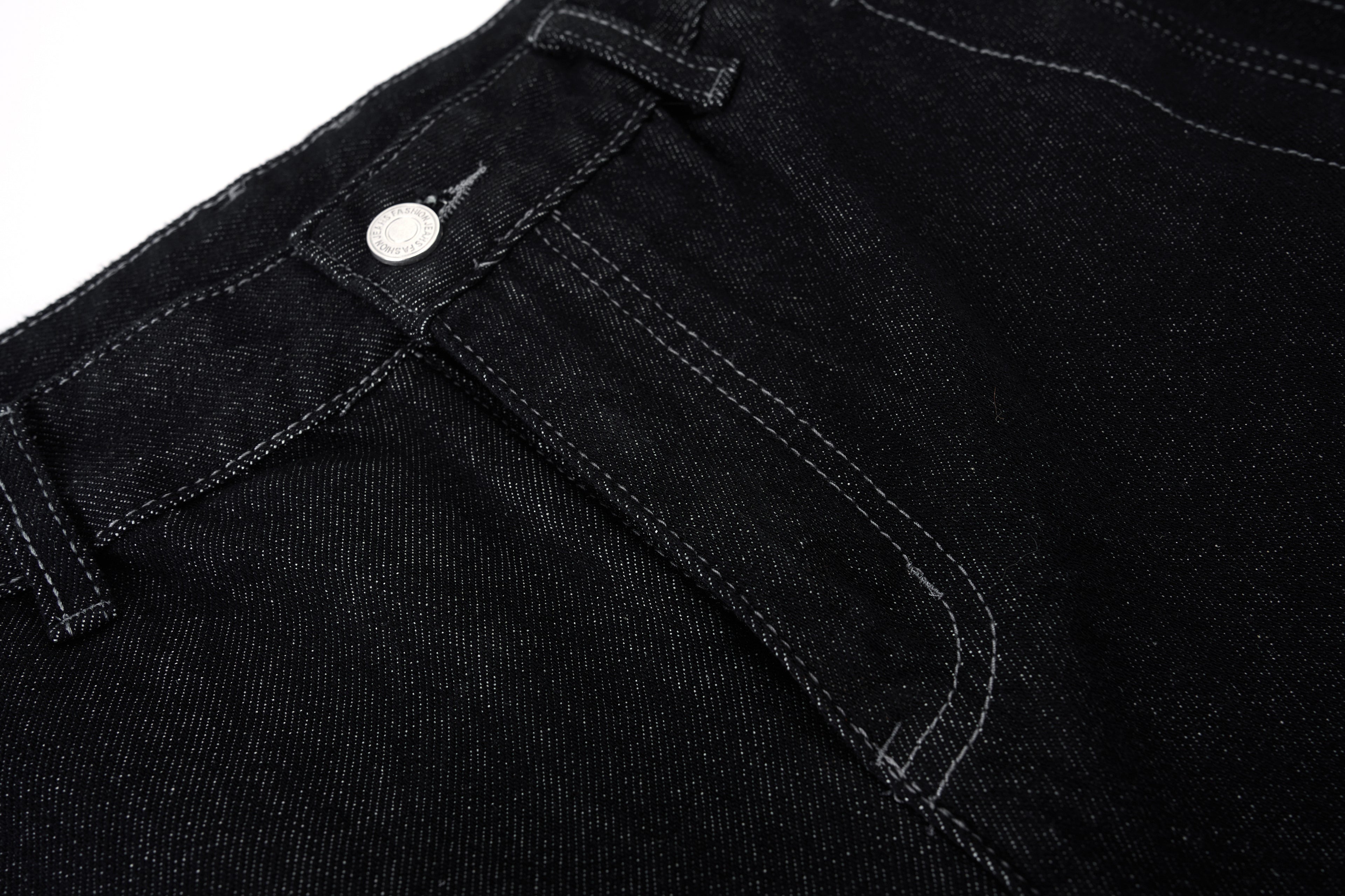 DONOTLOGO Oversized Raw Black Denim Shorts - Unisex Baggy Jorts with Minimalist Design - Edgy Streetwear Bottom with Wide Leg Silhouette & Clean Lines