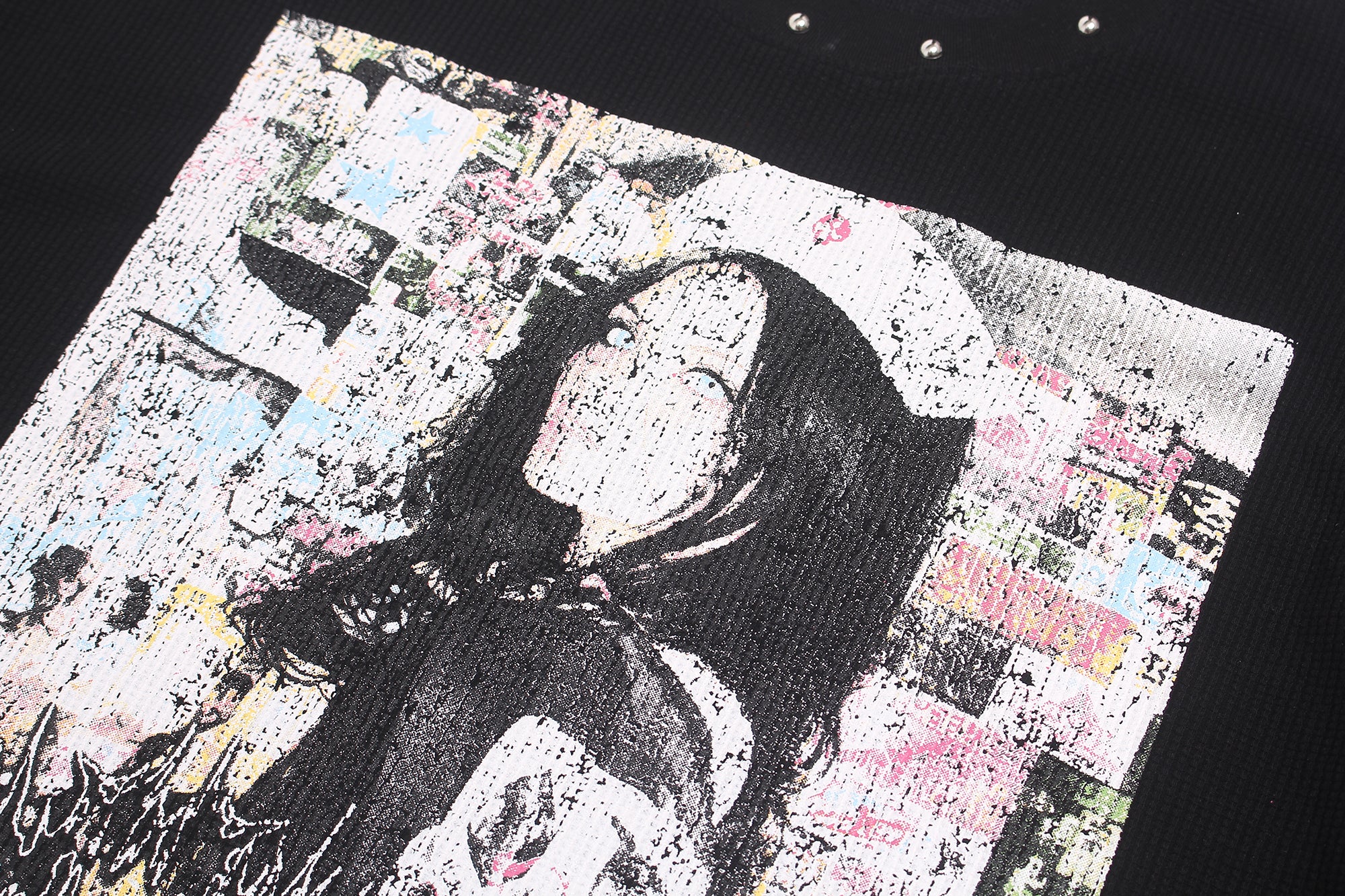 DONOTLOGO Urban Streetwear Collection | Unisex Relaxed Silhouette Tee | Bold Graffiti Motif & Soft Waffle Knit Fabric