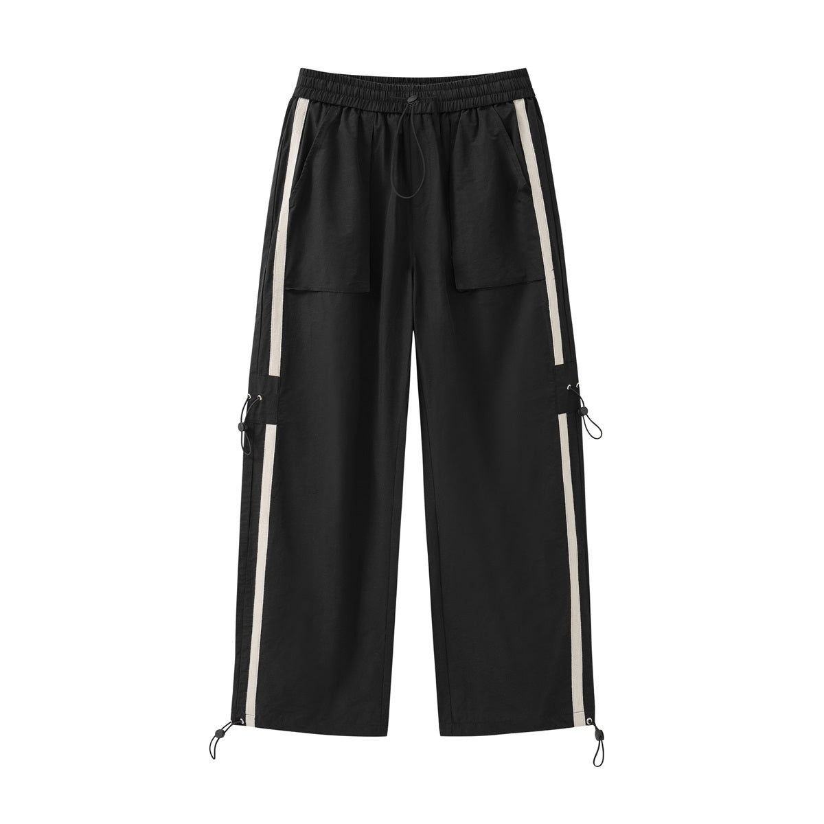 Unisex Arrival Original Colorblock Splice Elastic Drawstring Cargo Casual Pants