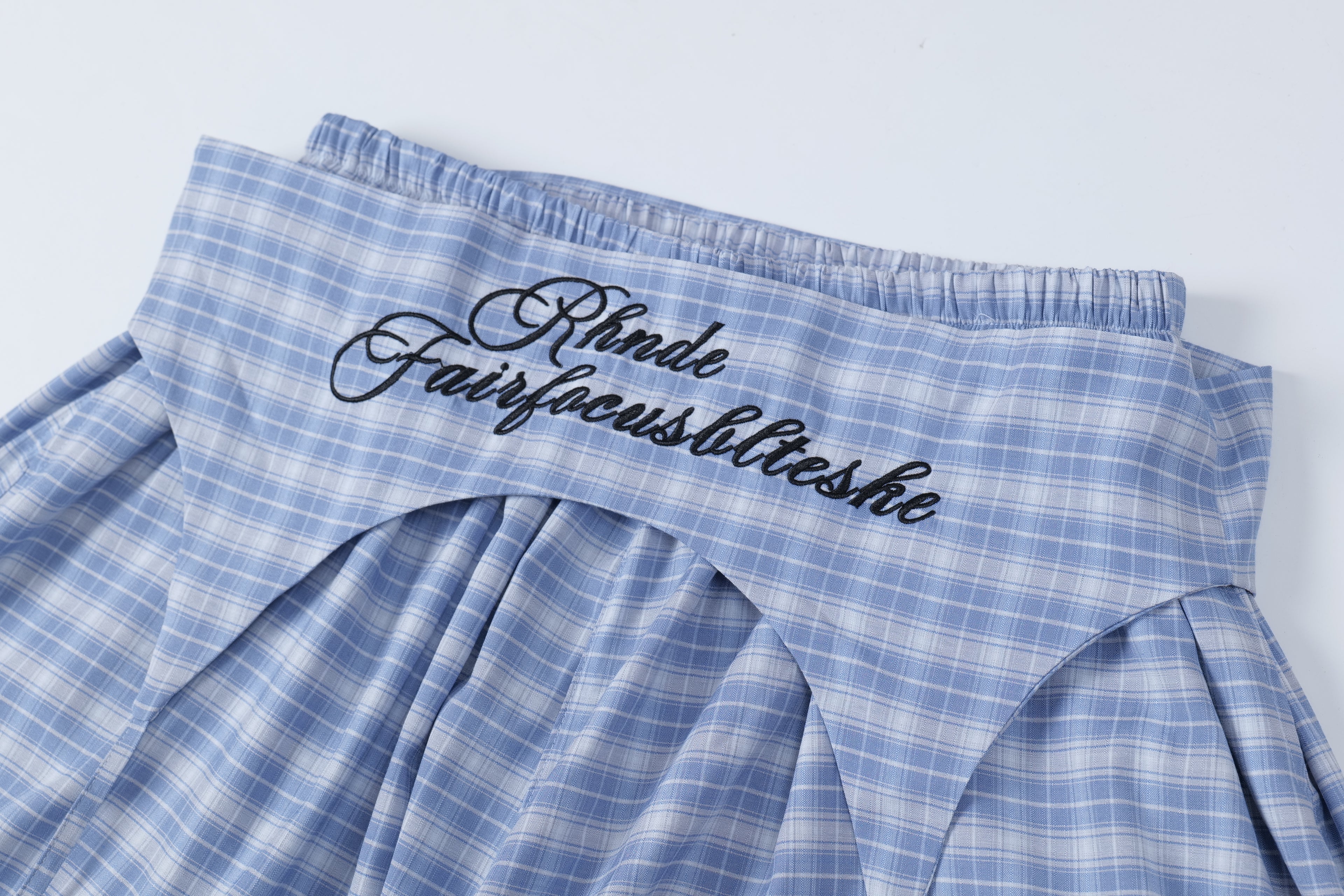 DONOTLOGO Urban Streetwear Collection | Unisex Curved Silhouette Trousers | Bold Plaid Motif & Soft Cotton Blend Fabric