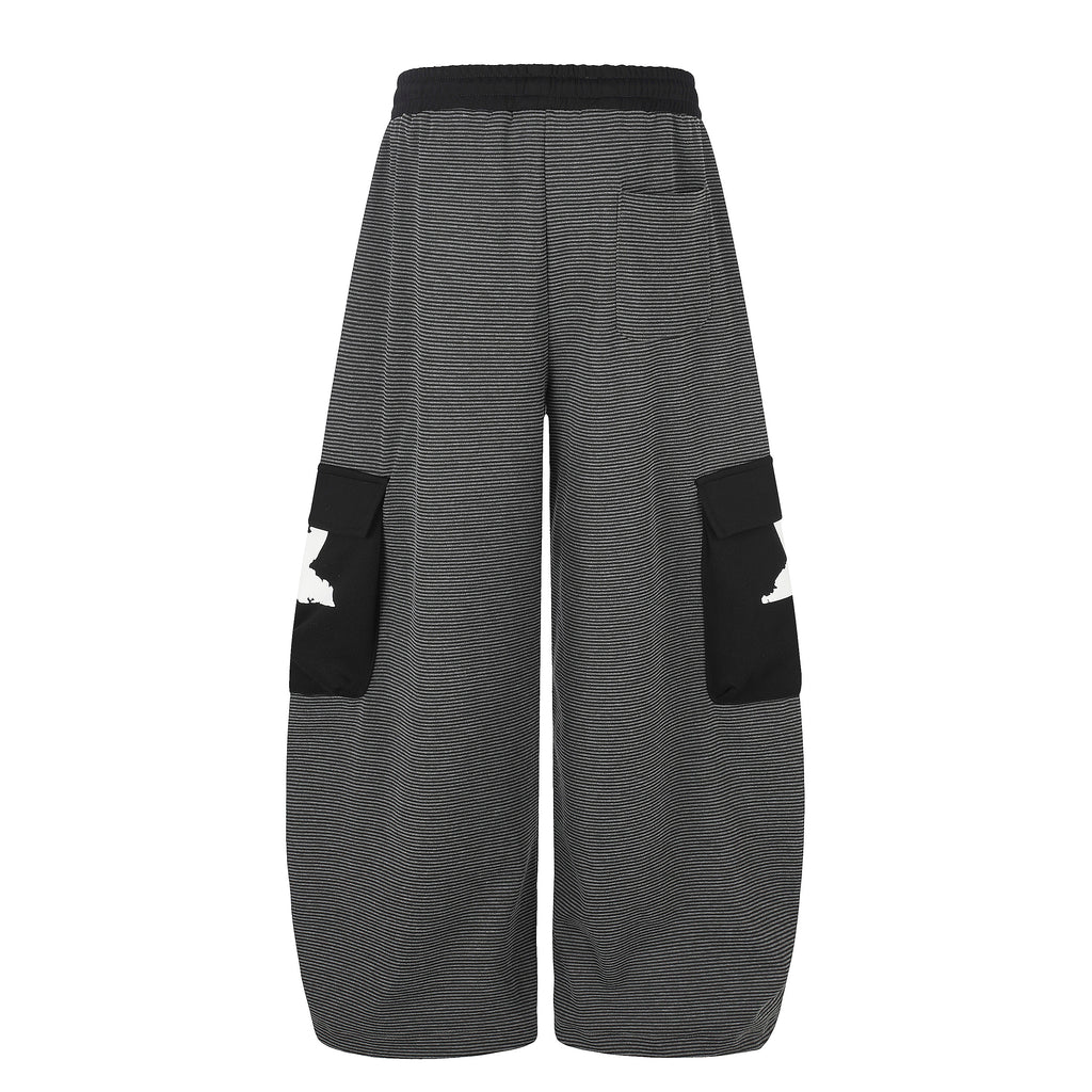 DONOTLOGO Urban Hip-Hop Collection | Unisex Relaxed Fit Sweatpants | Bold Letter & Star Motif with Soft Cotton Blend Fabric