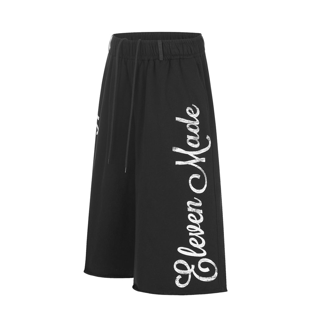 DONOTLOGO Urban Streetwear Collection | Unisex Relaxed Fit Sweatpants | Bold Script Motif & High-Waist Silhouette with Breathable Cotton Blend