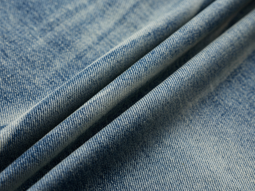 DONOTLOGO Oversized Light Wash Denim Jeans - Unisex Baggy Trousers with Distressed Whisker Effect - Edgy Streetwear Bottom with Wide Leg Silhouette & Raw Hem
