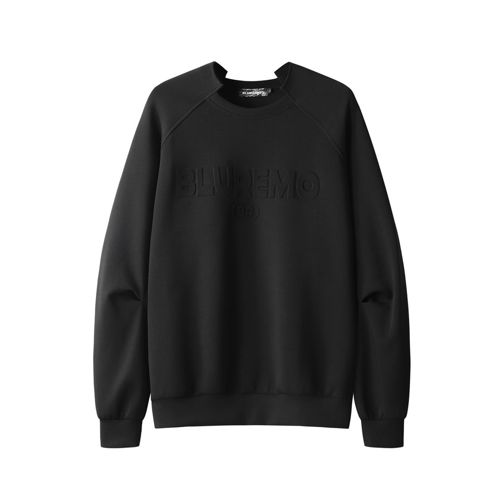 Unisex Streetwear Solid Crewneck Long-Sleeve Sweatshirt