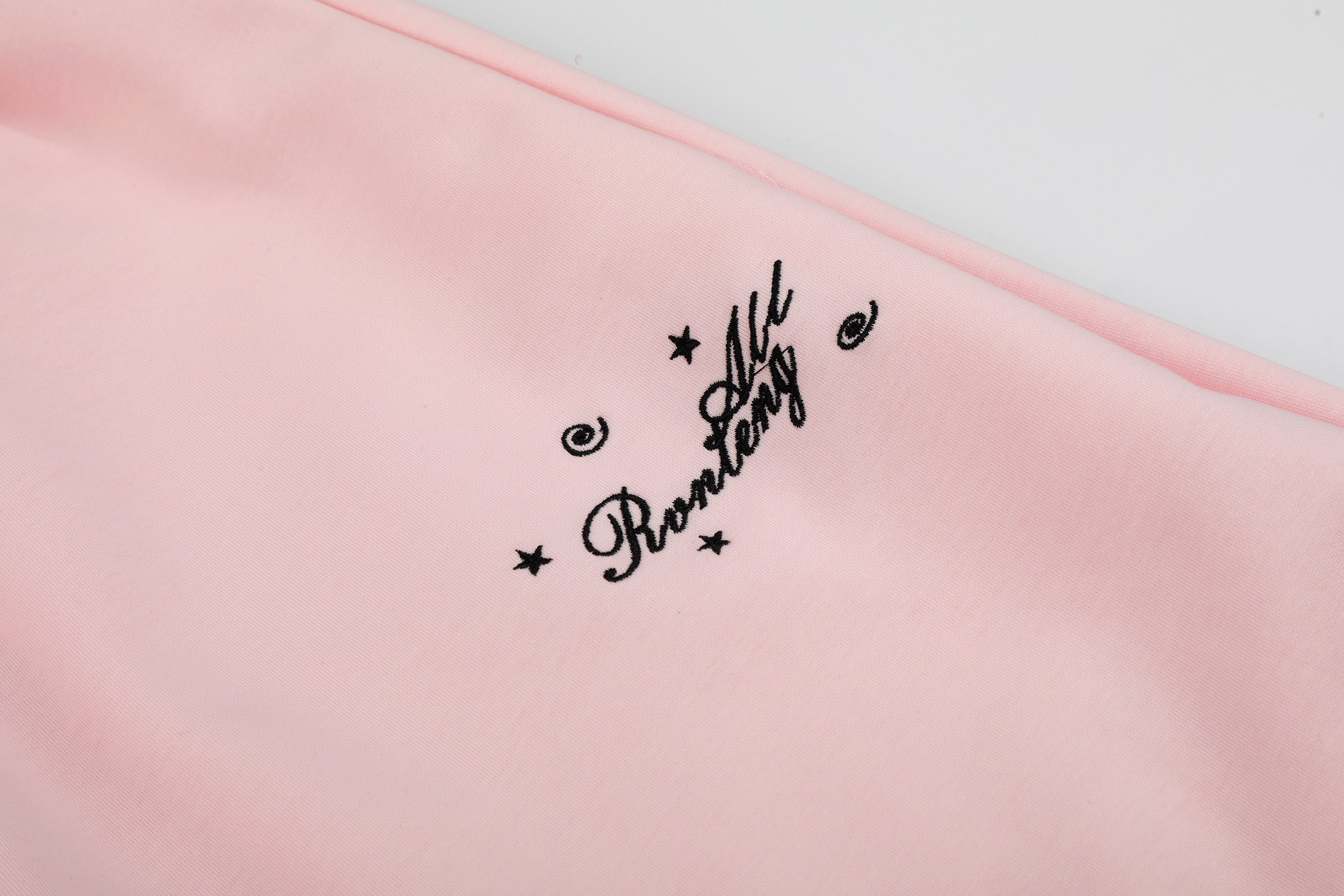 DONOTLOGO Sweet Streetwear Collection | Unisex Relaxed Fit Sweatpants | Delicate Lace Waistband & Star Embroidery with Soft Cotton Blend Fabric