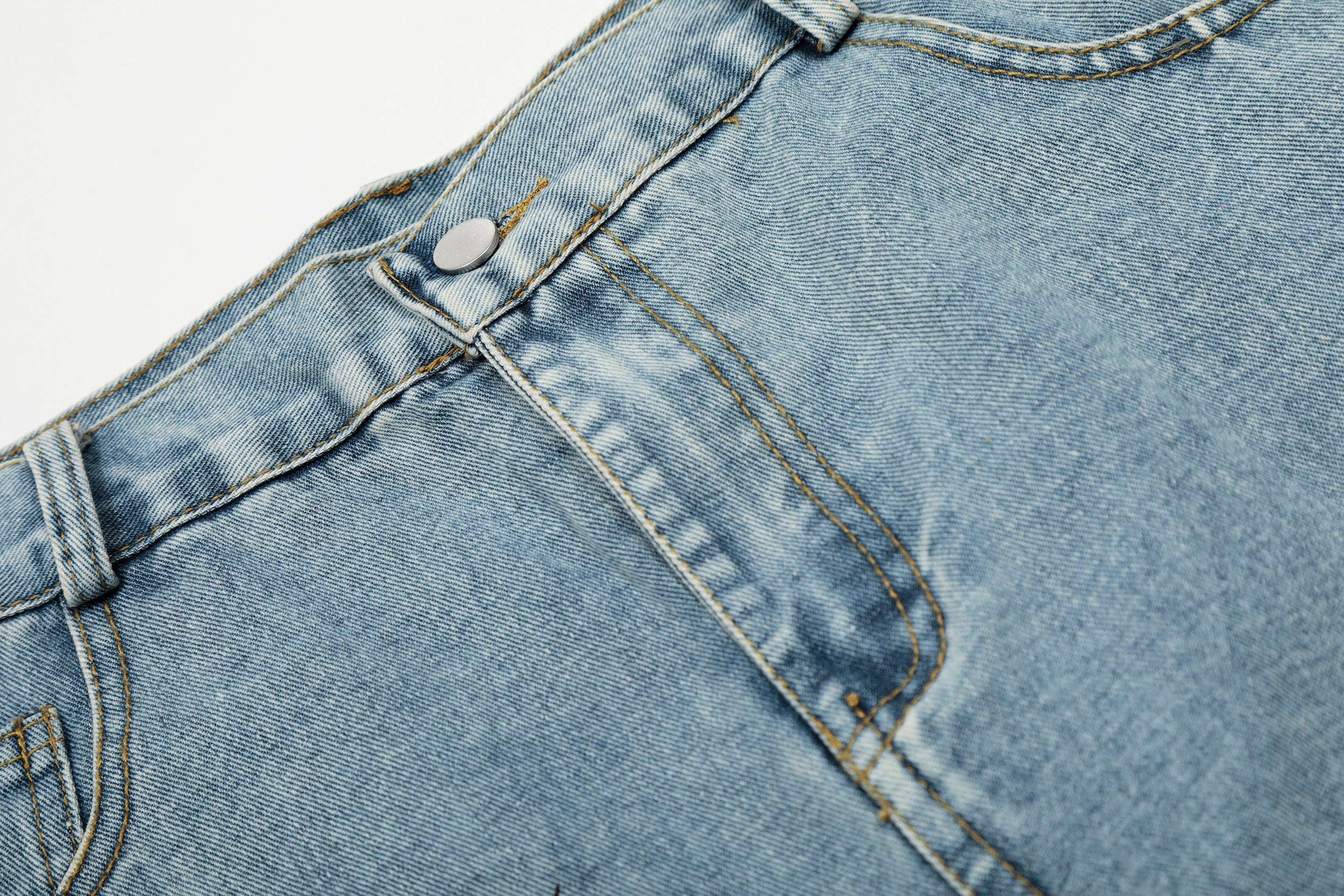 DONOTLOGO Urban Streetwear Collection | Unisex Relaxed Silhouette Jeans | Bold Number & Star Motif & Soft Denim Fabric
