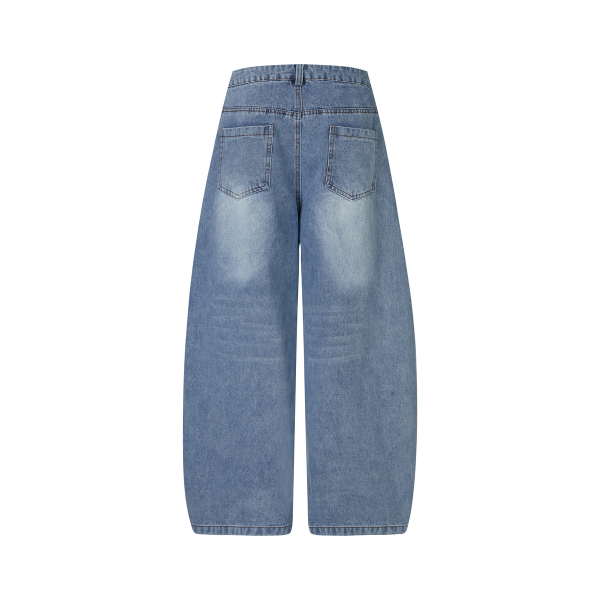 DONOTLOGO Urban Streetwear Collection | Unisex Relaxed Silhouette Jeans | Bold Curved Cut & Soft Denim Fabric