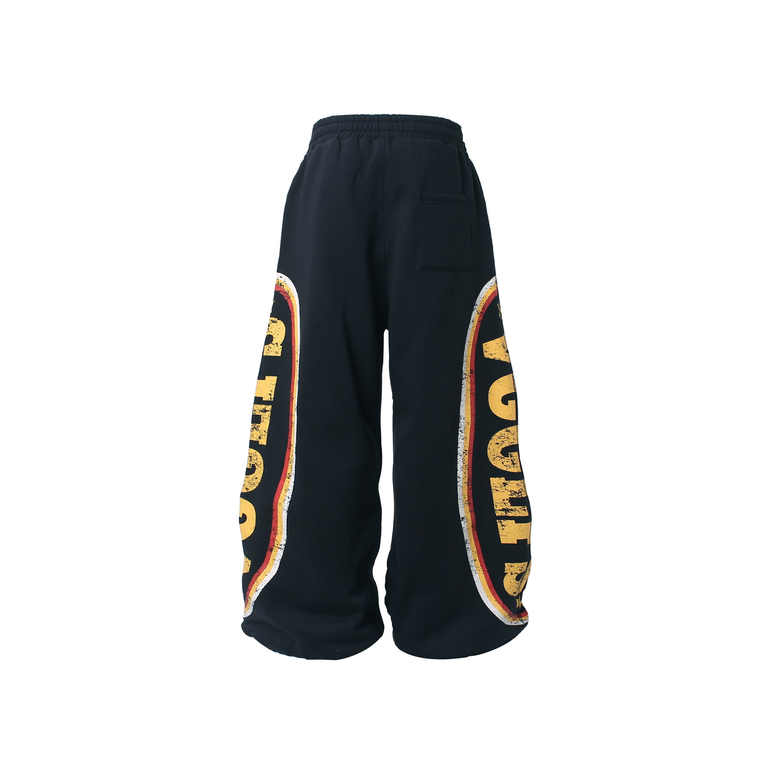 Unisex High-Waist Loose-Fit Fleece Sweatpants