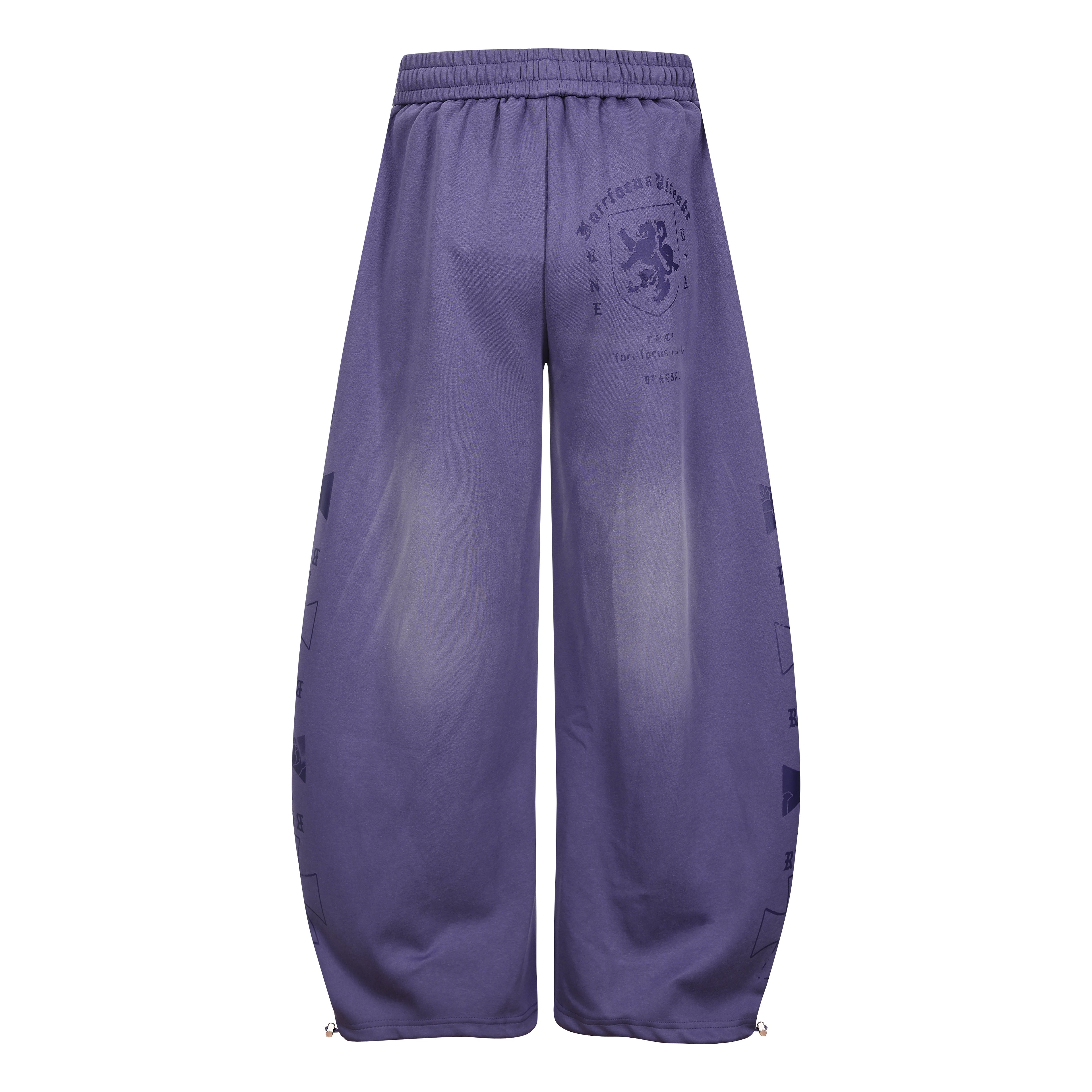 DONOTLOGO Urban Streetwear Collection | Unisex Curved Silhouette Trousers | Bold Gradient Motif & Soft Cotton Blend Fabric