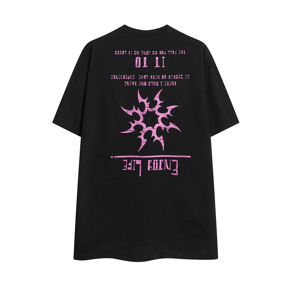 Unisex Summer Streetwear Short-Sleeve T-Shirt with Glossy Letter Print