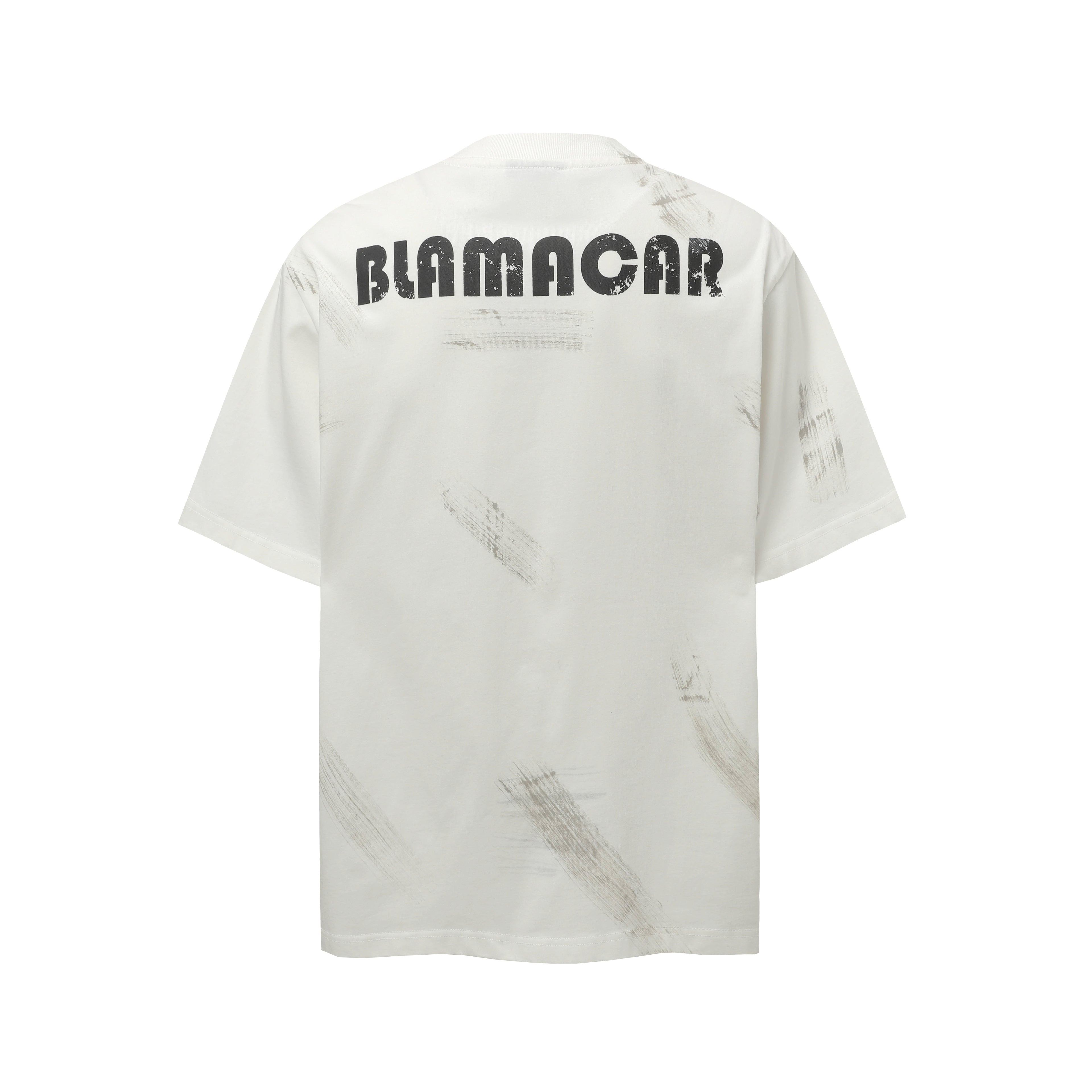 DONOTLOGO Urban Grunge Collection | Unisex Relaxed Fit Tee | Bold Camo '10' Appliqué & Paint Smear Motif with Soft Cotton Fabric