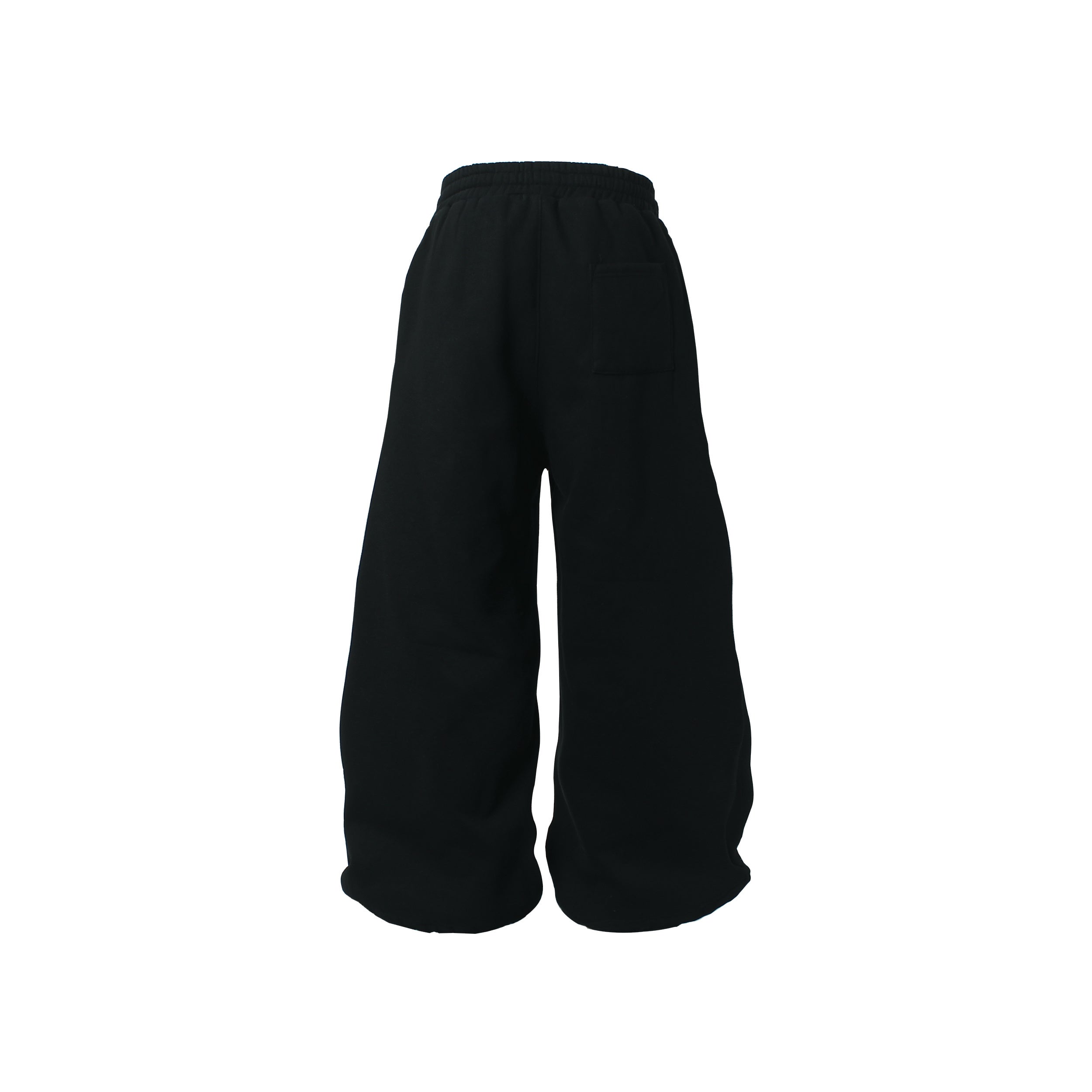 Unisex High-Waist Loose-Fit Fleece Sweatpants