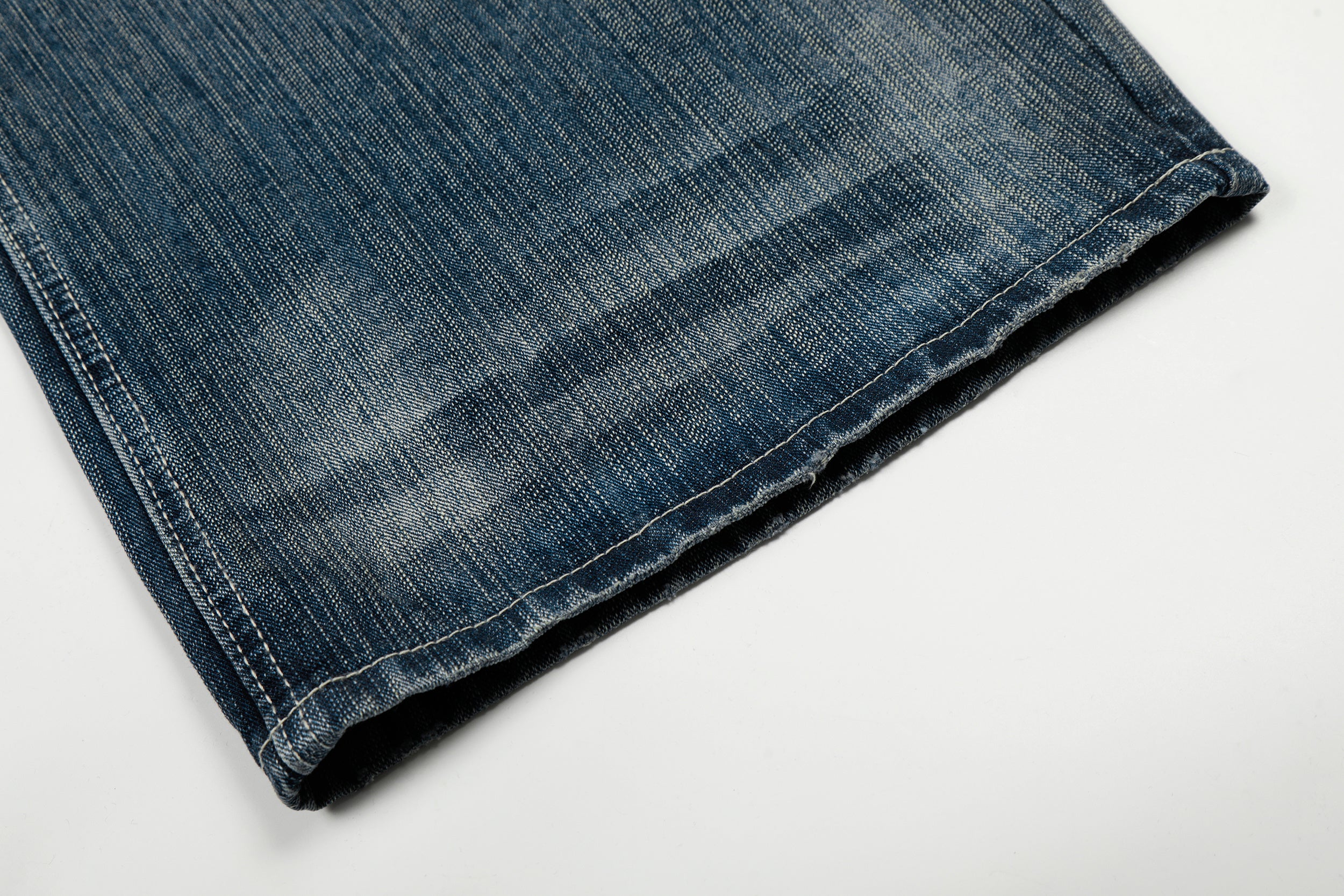 DONOTLOGO Urban Heritage Collection | Unisex Oversized Washed Denim | Retro Aesthetic High-Rise Wide-Leg Bottoms with Authentic Cat Whisker & Bamboo Detail