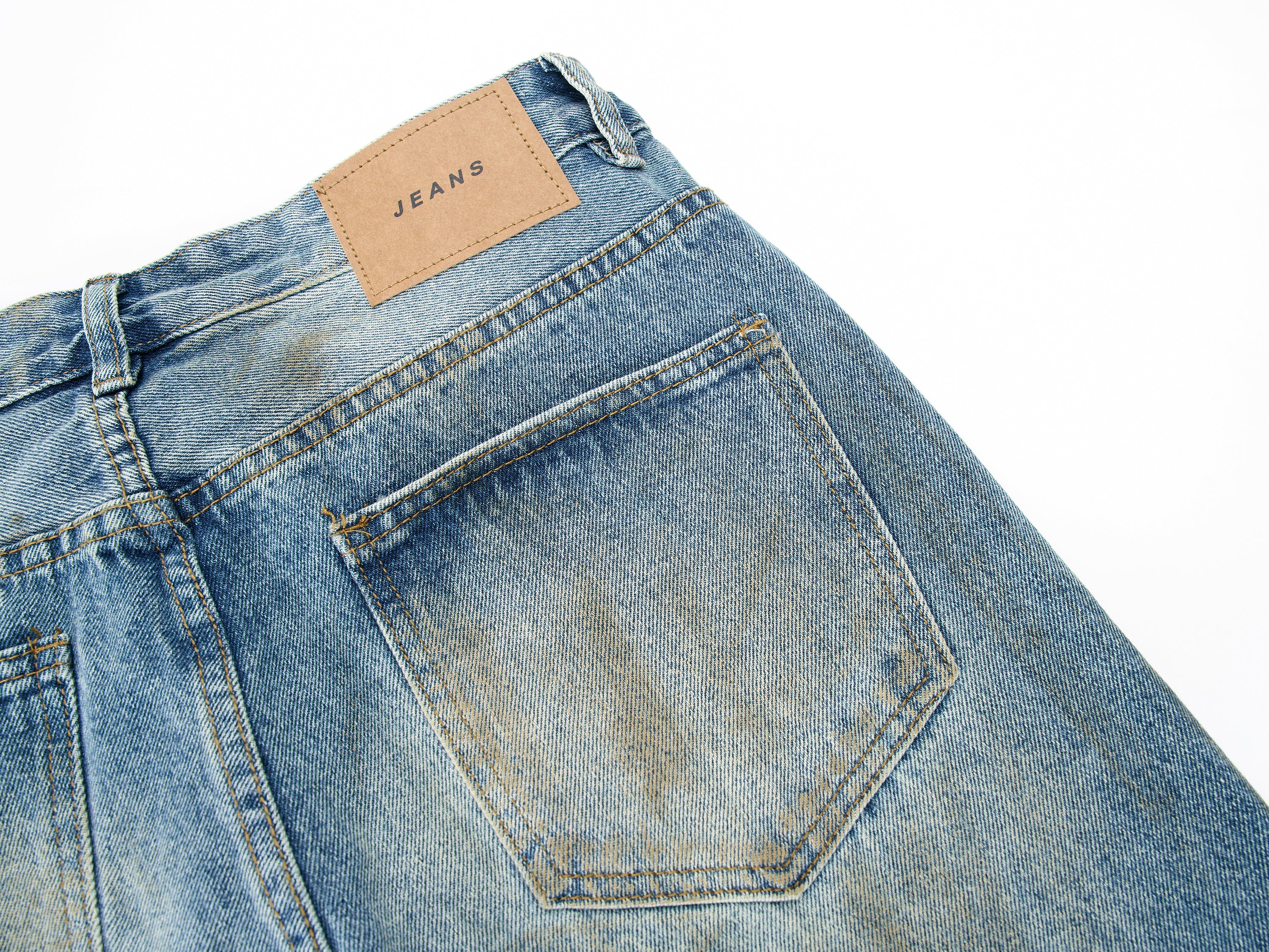 DONOTLOGO Oversized Distressed Denim Jeans - Unisex Baggy Trousers with Ripped Knees & Whisker Effect - Edgy Streetwear Bottom with Wide Leg Silhouette