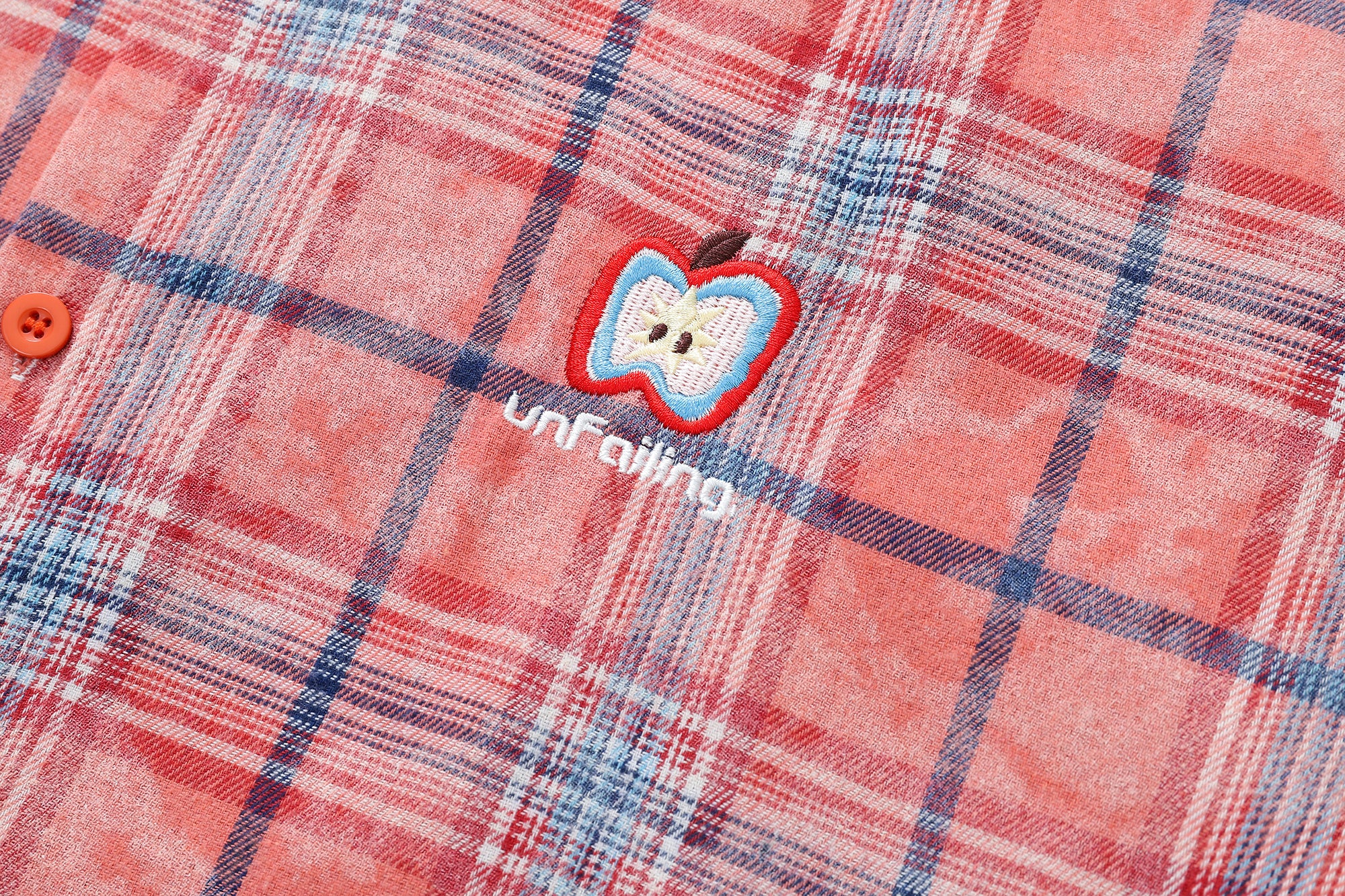 DONOTLOGO Unfailing Retro Grid Shirt | Unisex Oversized Summer Streetwear | Acid Wash Red Tartan Top