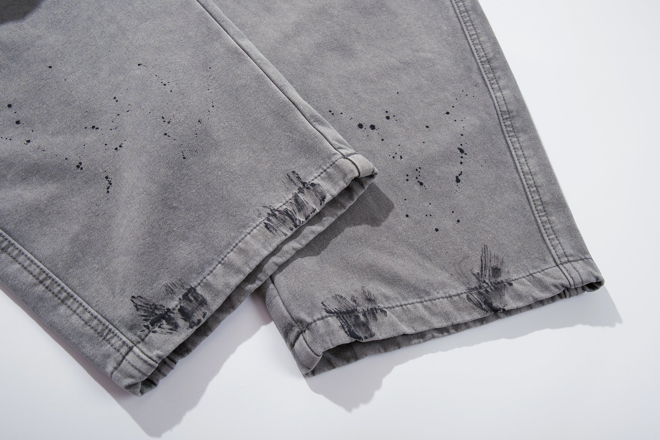 Unisex Premium Washed Distressed Patchwork Vintage Denim Jeans