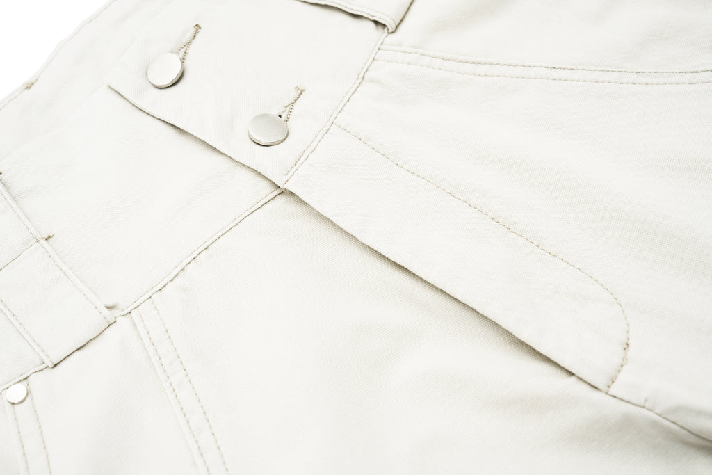 DONOTLOGO Retro Double Waistband Baggy Cargo Jorts | Unisex Y2K Wide Leg Cropped Pants | High Street Summer Bottoms