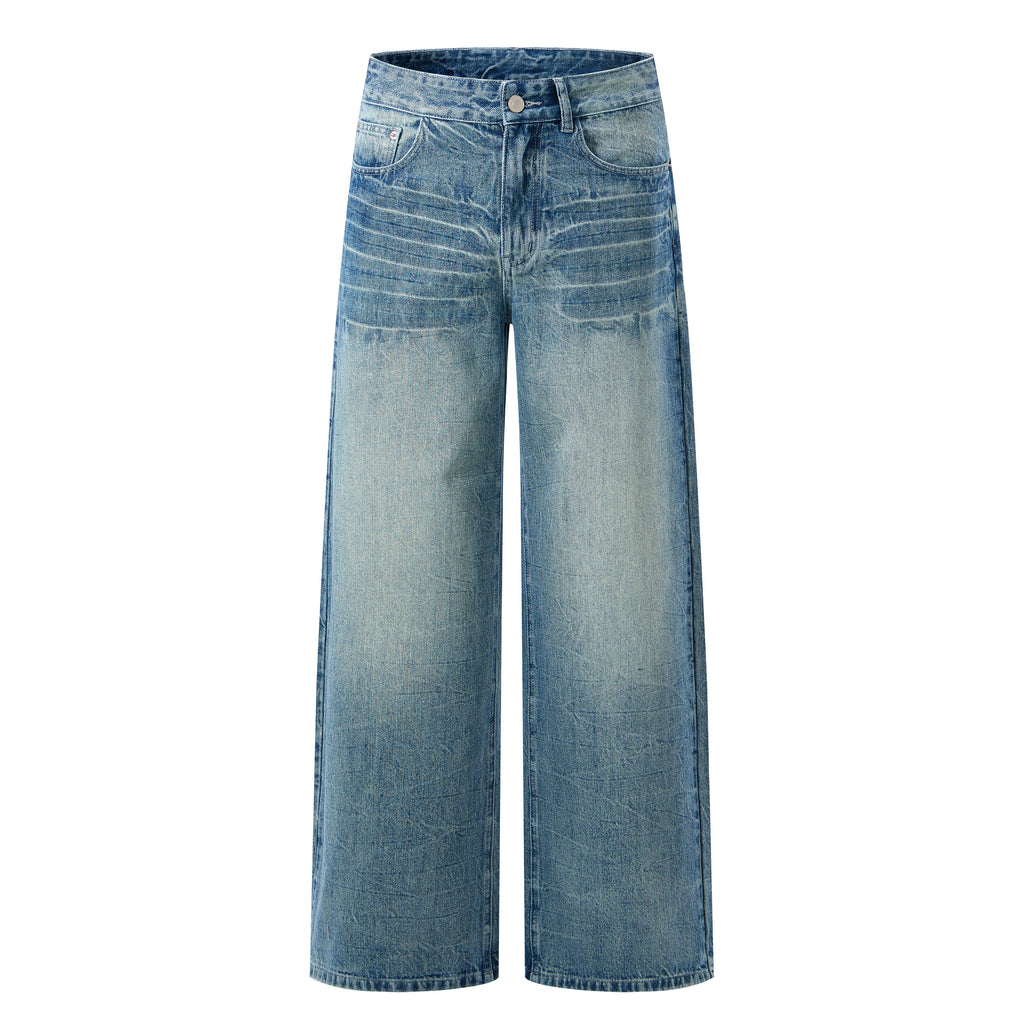 DONOTLOGO Heavy Cat Whisker Wash Baggy Jorts | Unisex Y2K Wide Leg Denim Shorts | Retro High Street Summer Bottoms