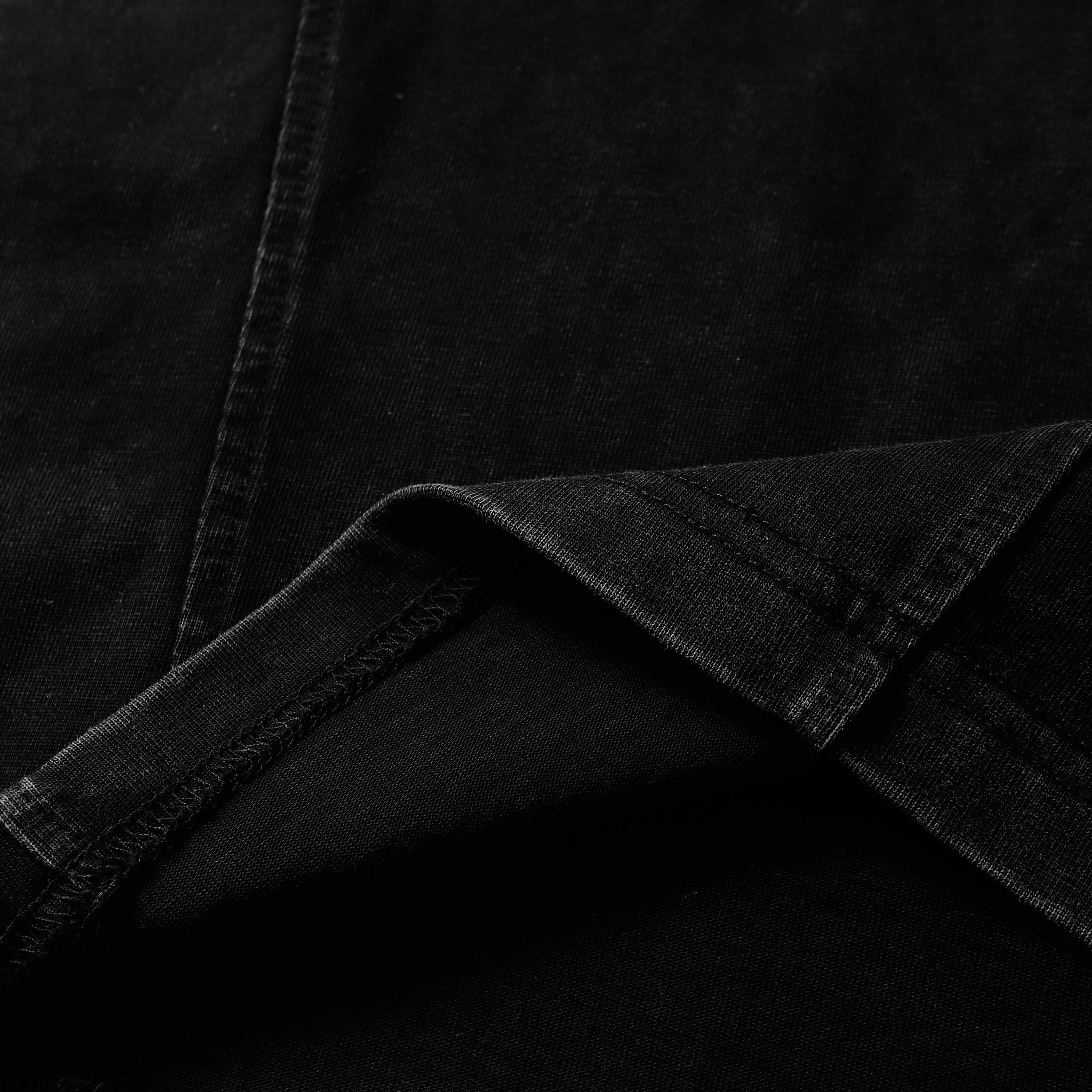 DONOTLOGO Urban Workwear Collection | Unisex Relaxed Fit Tee | Bold Panel Construction & Vintage Wash Motif with Soft Heavyweight Cotton