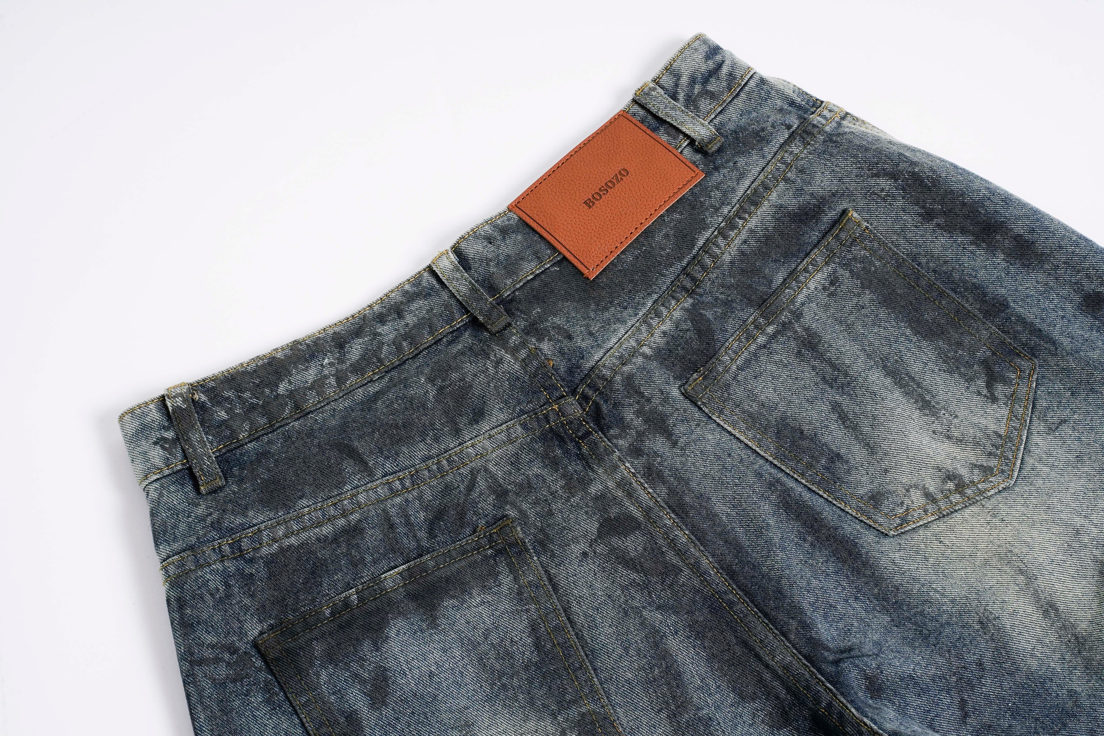 DONOTLOGO Heavy Acid Wash Baggy Cargo Jorts | Unisex Y2K Wide Leg Denim Shorts | Retro High Street Summer Bottoms