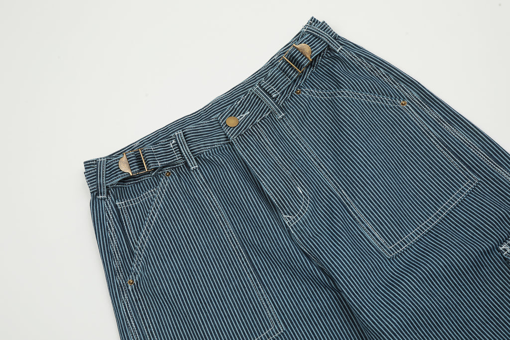 Unisex Striped Denim Jeans