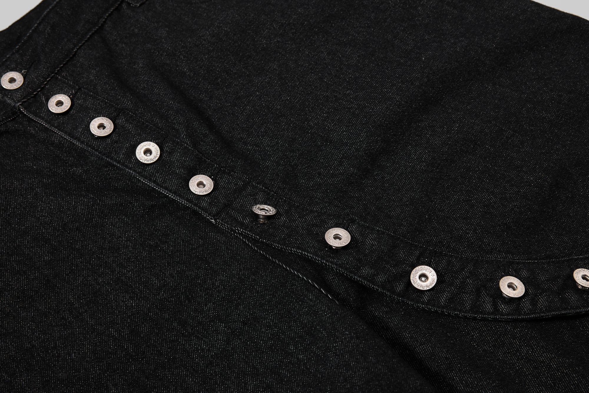 DONOTLOGO Deconstructed Diagonal Fly Denim Shorts | Unisex Oversized Wide-Leg Capris | High Street Raw Edge Design