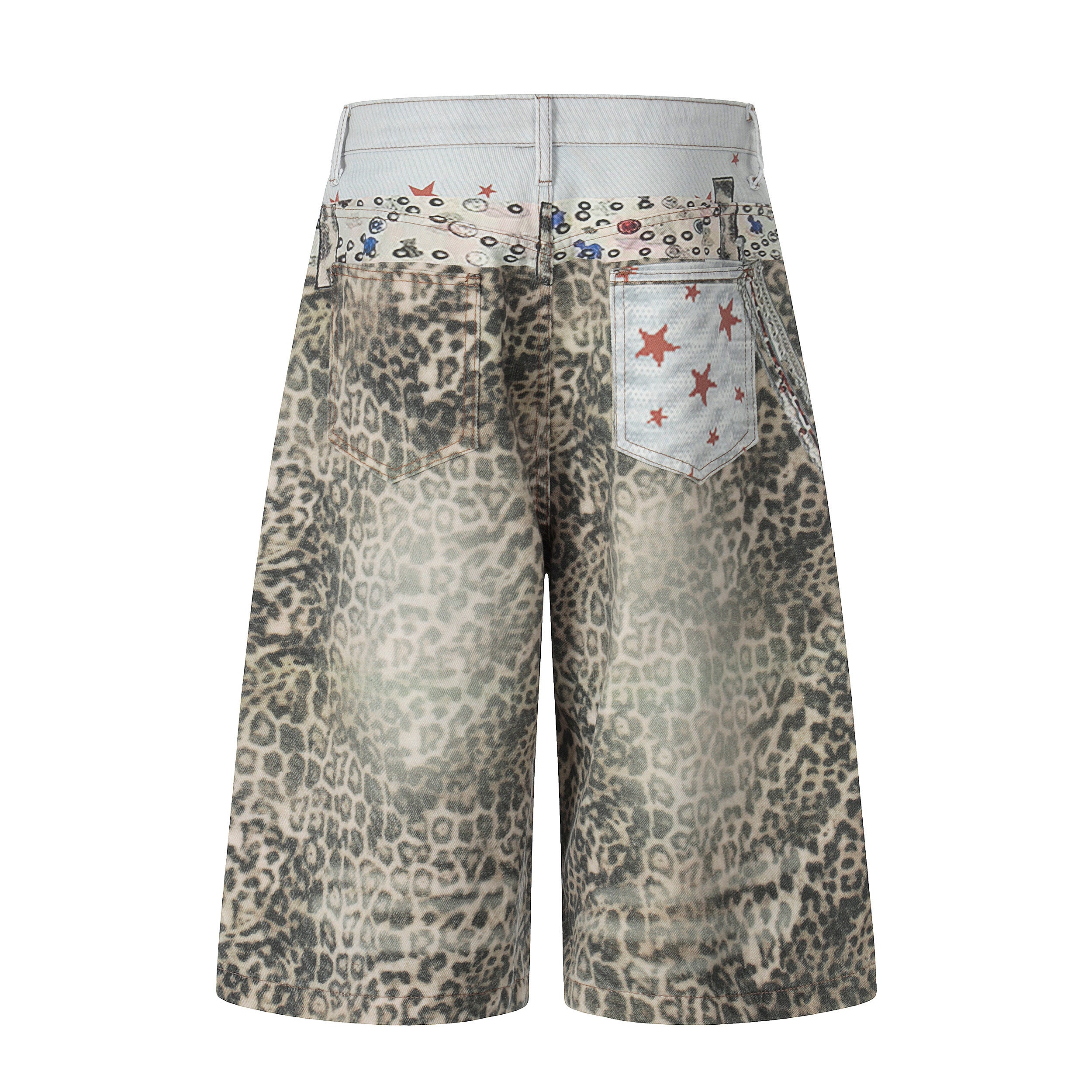 Unisex 3D Printed Straight-Leg Wide-Leg Pants