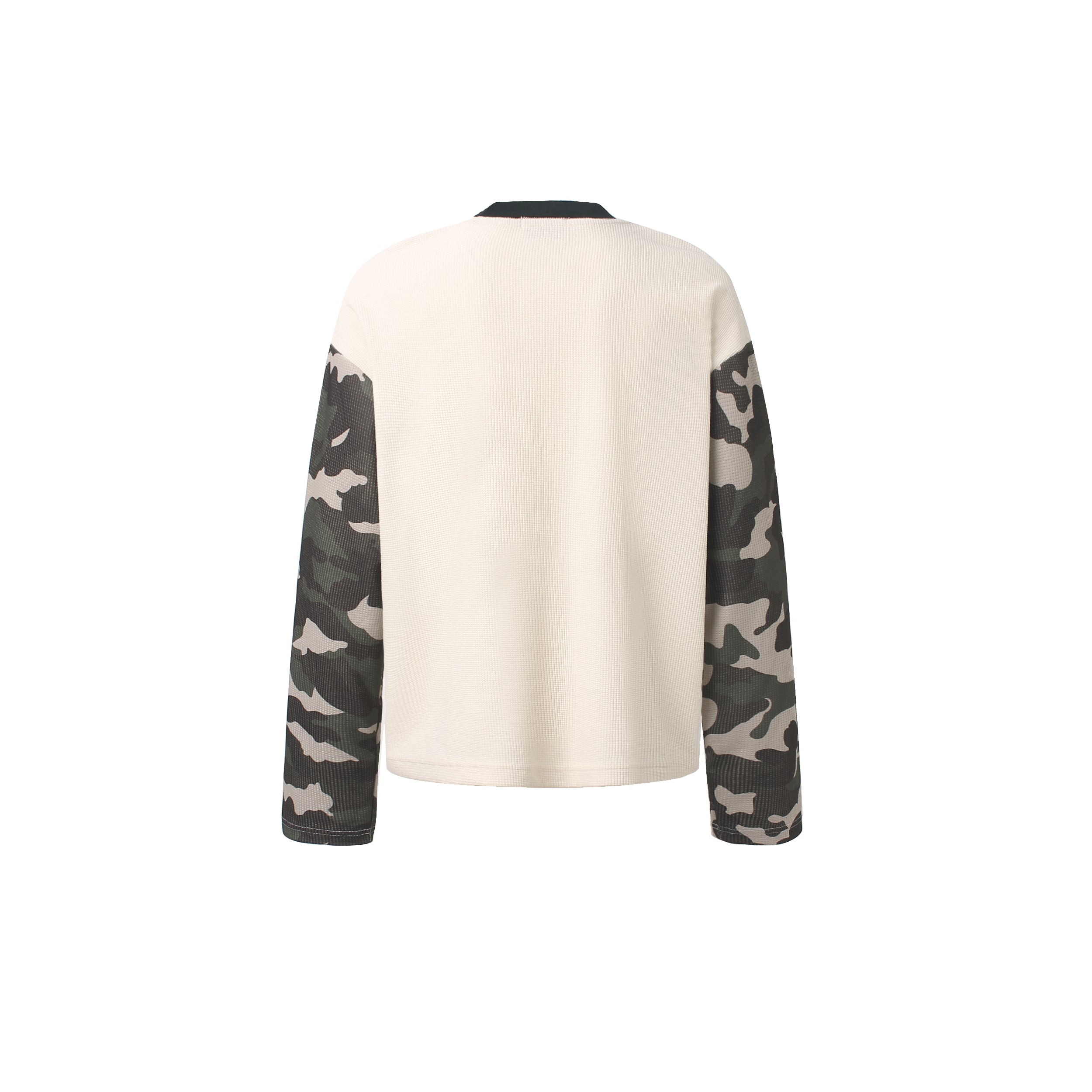 DONOTLOGO Urban Streetwear Collection | Unisex Relaxed Silhouette Tee | Bold Camo Motif & Soft Waffle Knit Fabric