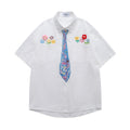 Unisex Floral Embroidered Tee