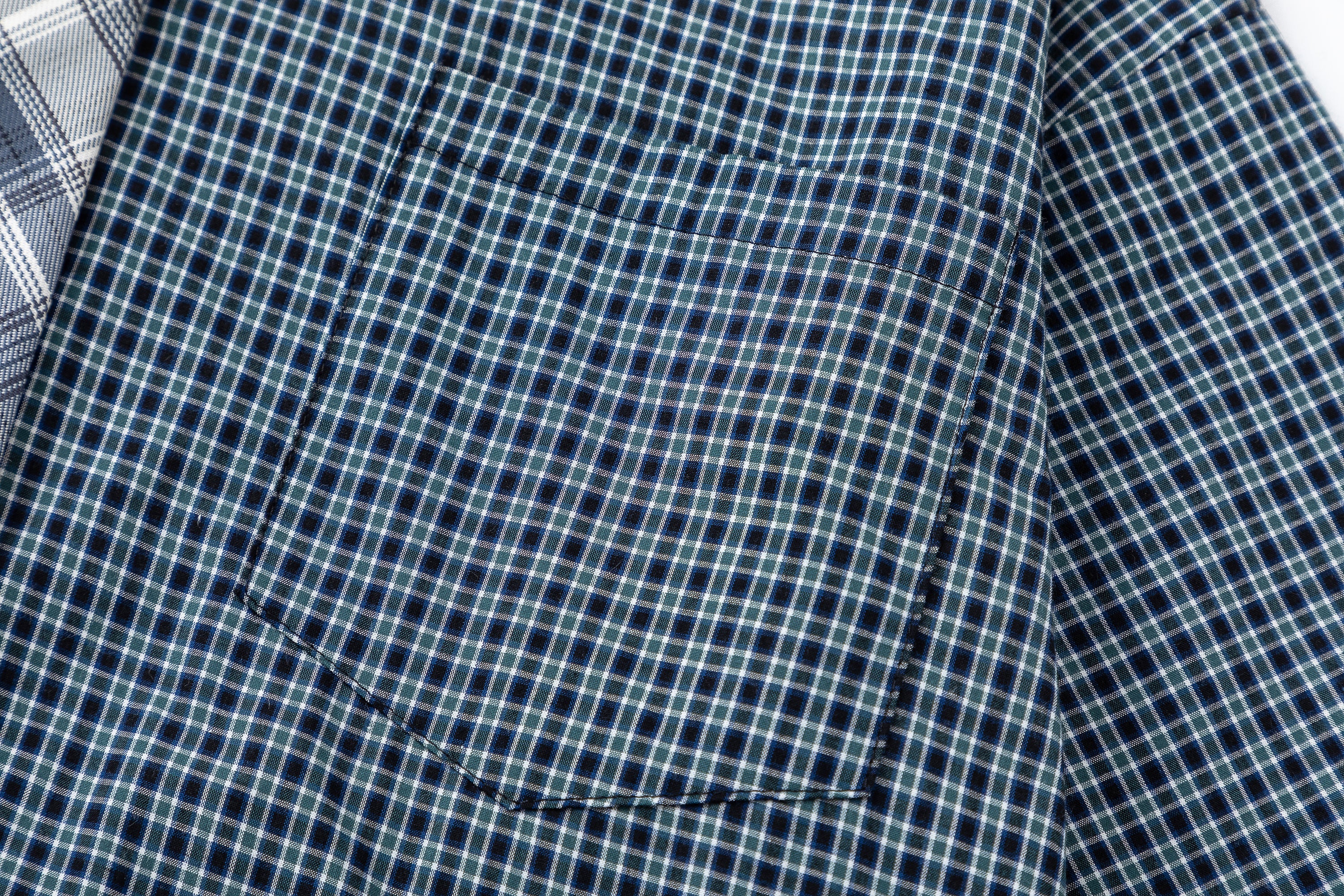 DONOTLOGO Unisex Plaid Shirt & Contrast Tie Set | Loose Fit, Vintage Preppy | Summer Essential