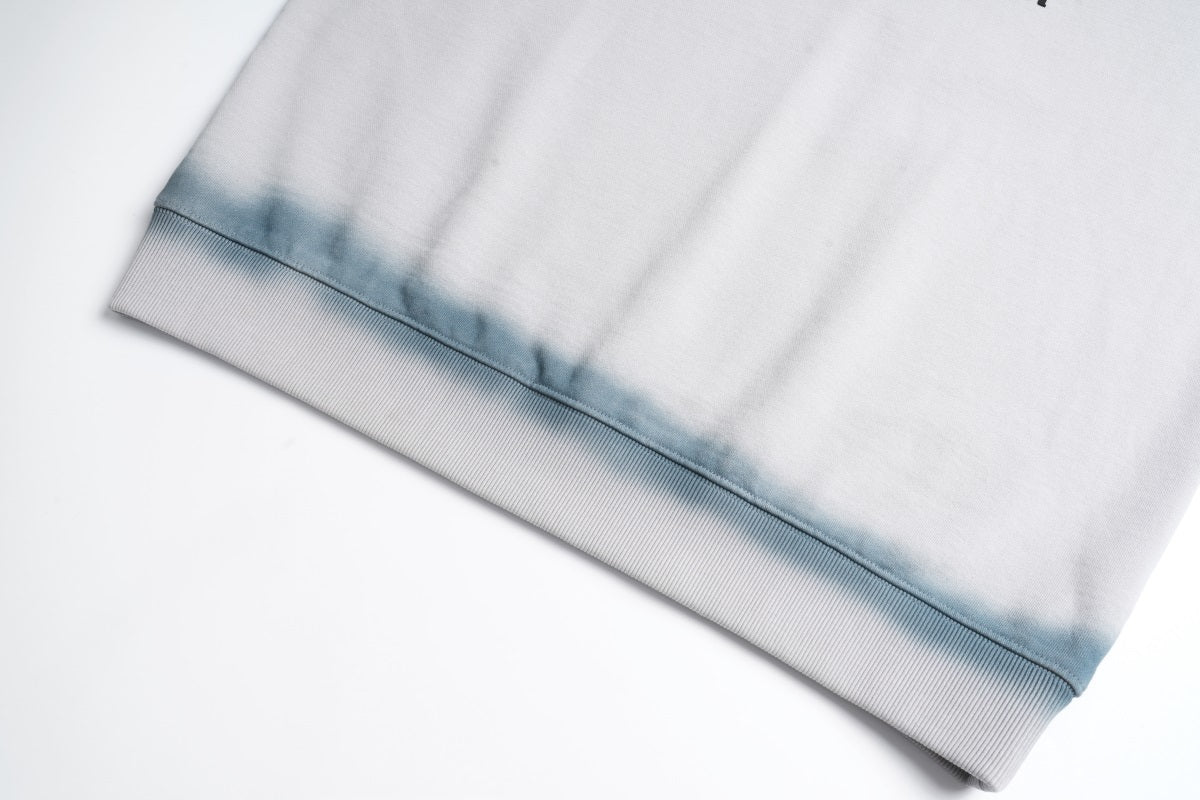 Unisex Ombre Letter Crewneck Sweatshirt