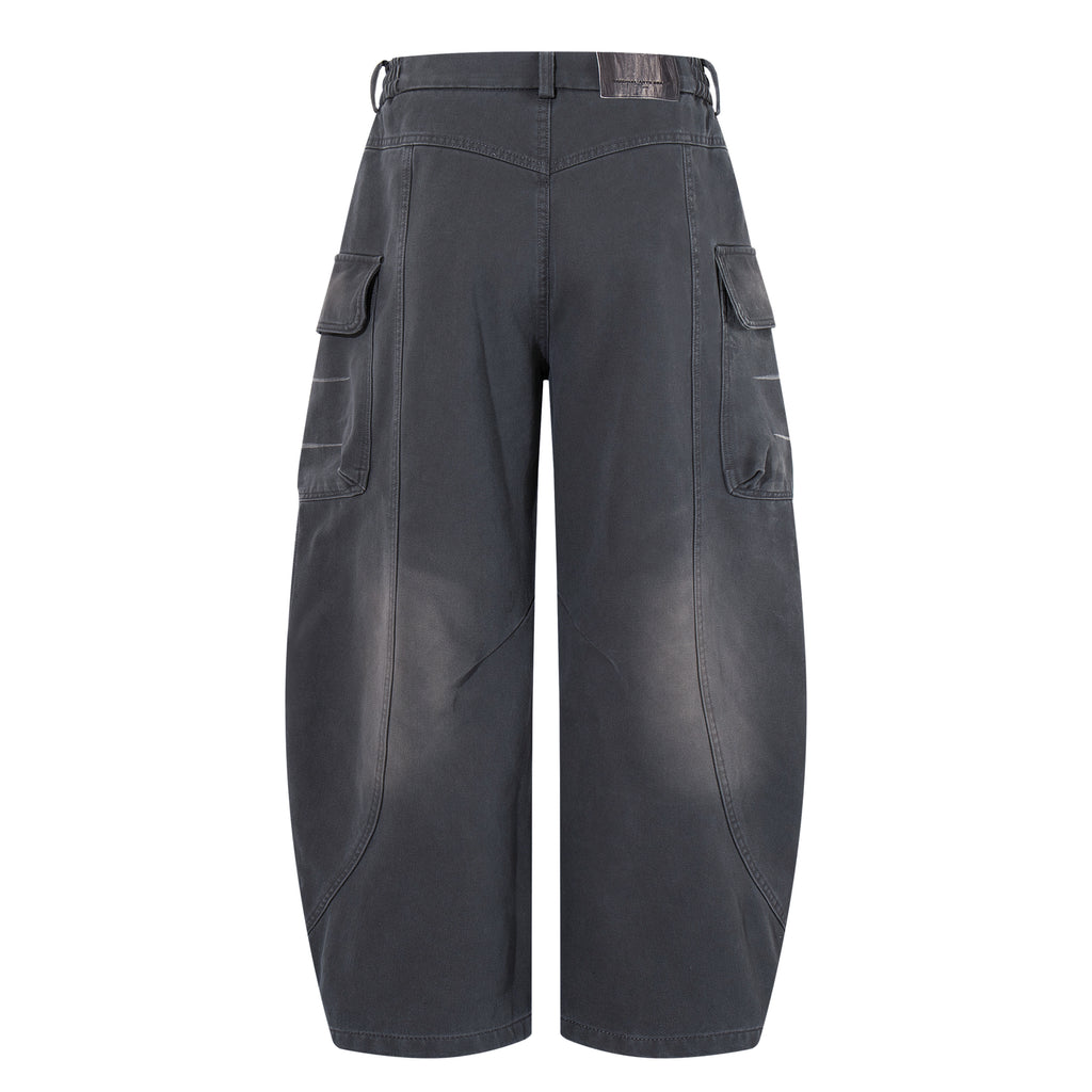 Unisex Vintage Curved-Leg Jeans